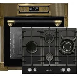 Kaiser Herd-Set EH 6726 AD Einbaubackofen+KCG 6394 Gaskochfeld