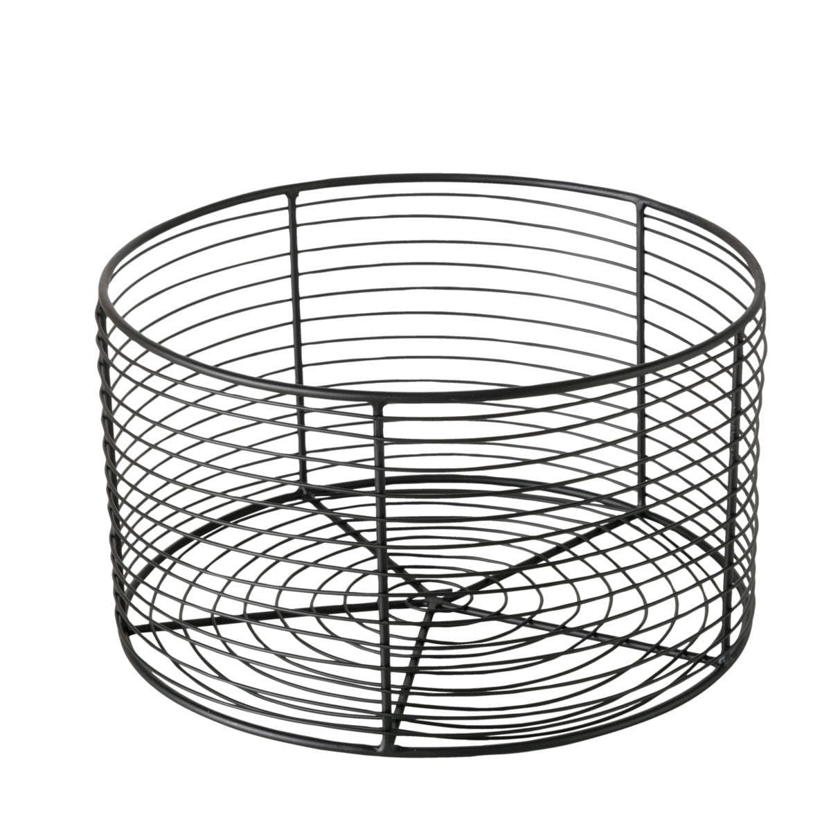 Korb ORAKEL Eisen Pulverbeschichtet Schwarz
