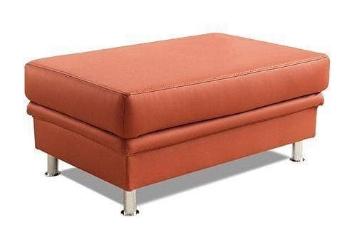 SIT & MORE Hocker Mailand Terrakotta Kunstleder Polsterhocker