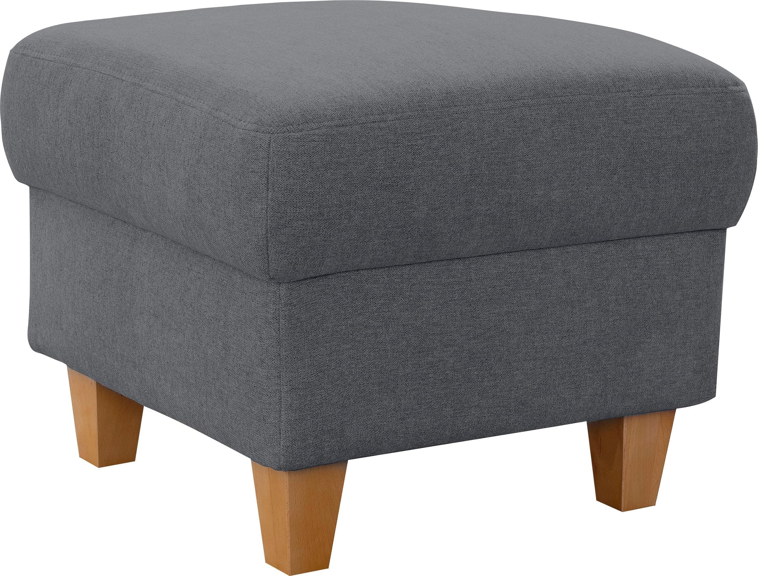 Home Affaire Polsterhocker Palmera mit Stauraum Anthrazit