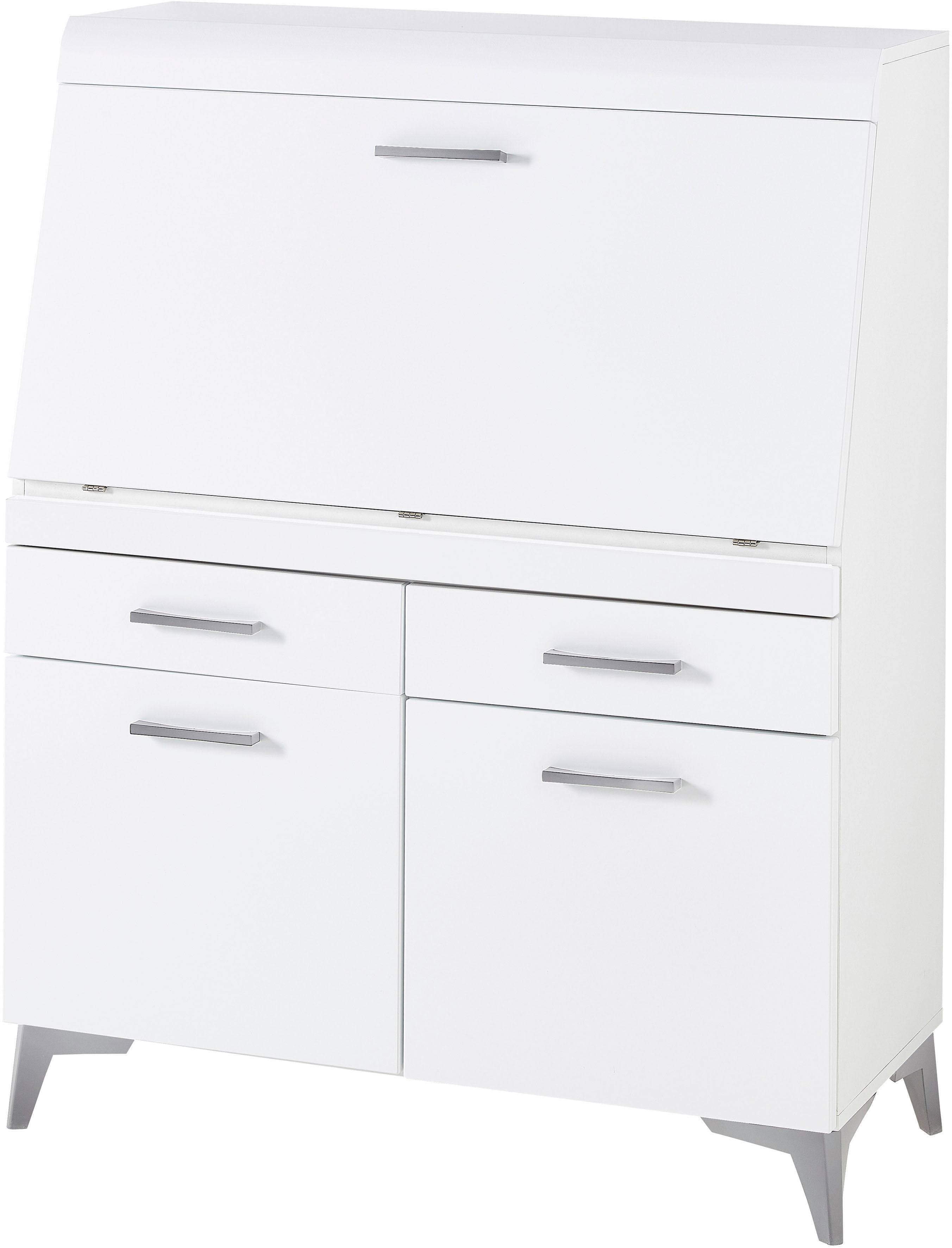 Sekretär mit Stauraum und Monitorfach - Soft-Close Funktion