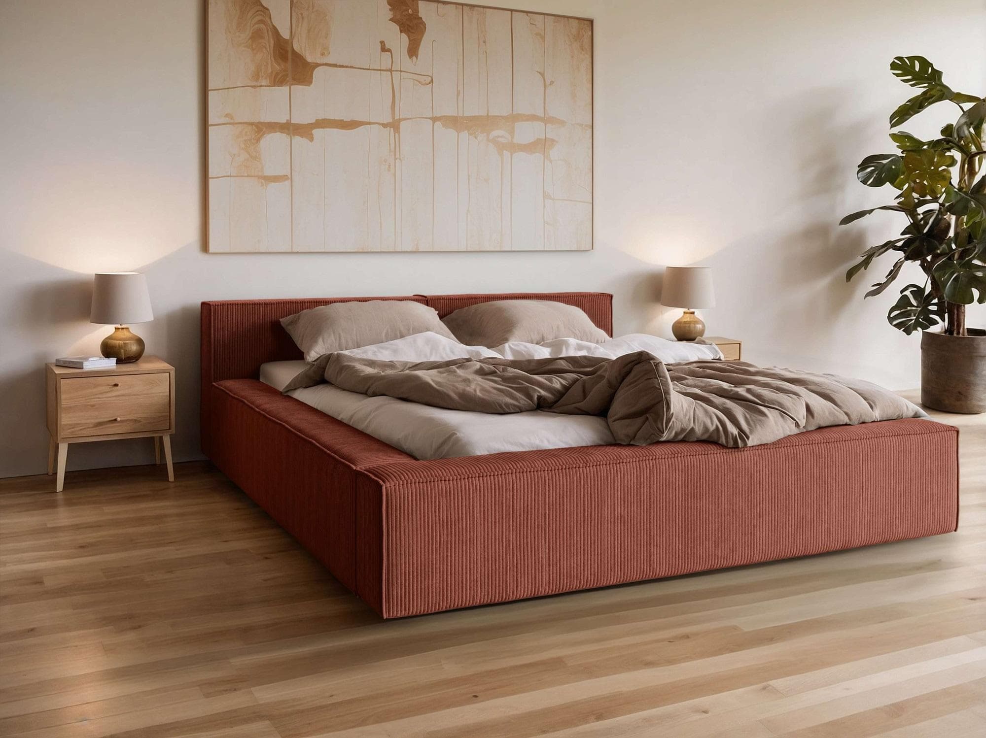 HOME AFFAIRE Polsterbett LAUREDA Bettgestell mit Lattenrost