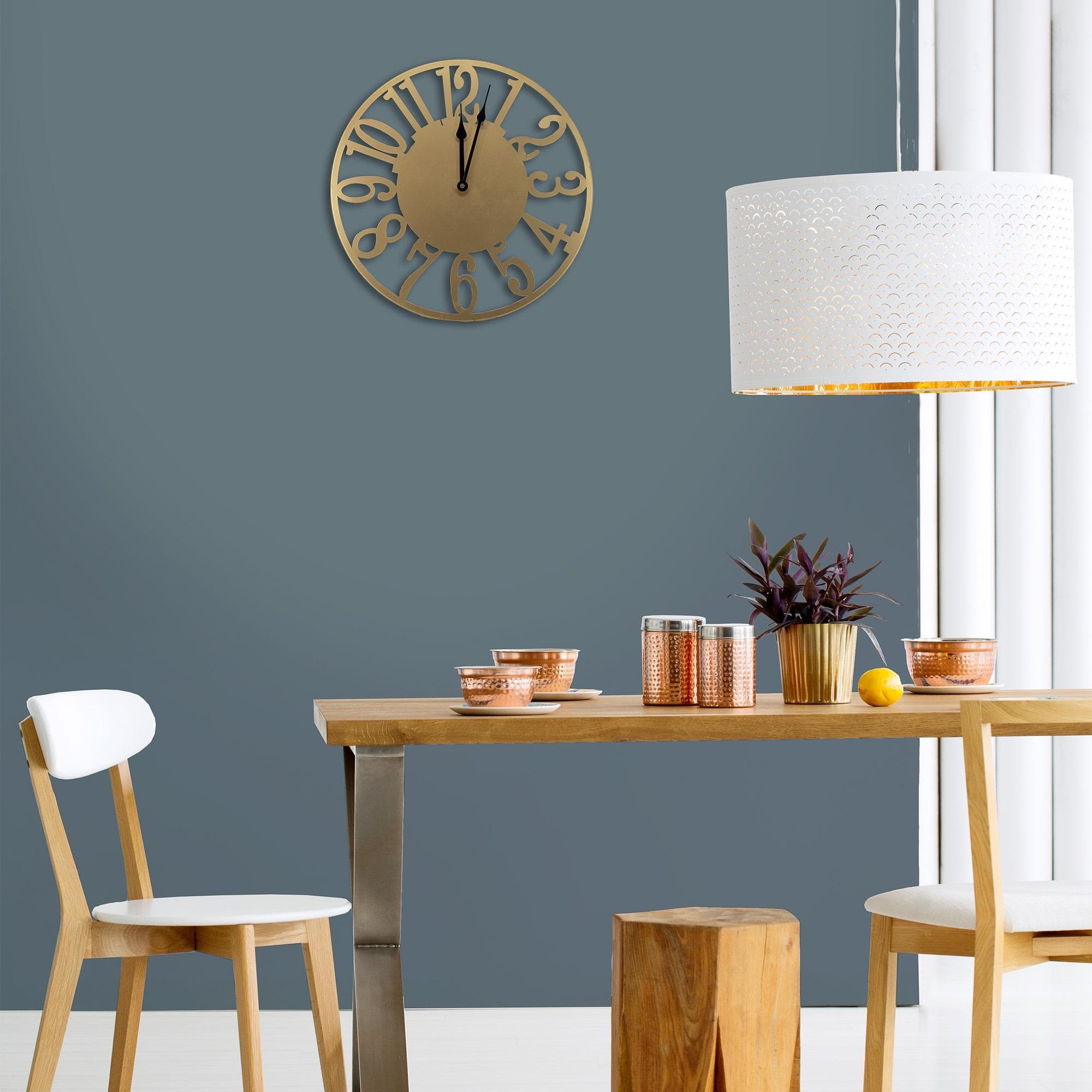 Wanduhr ART FOR THE HOME "Zahlen" Gold Modern