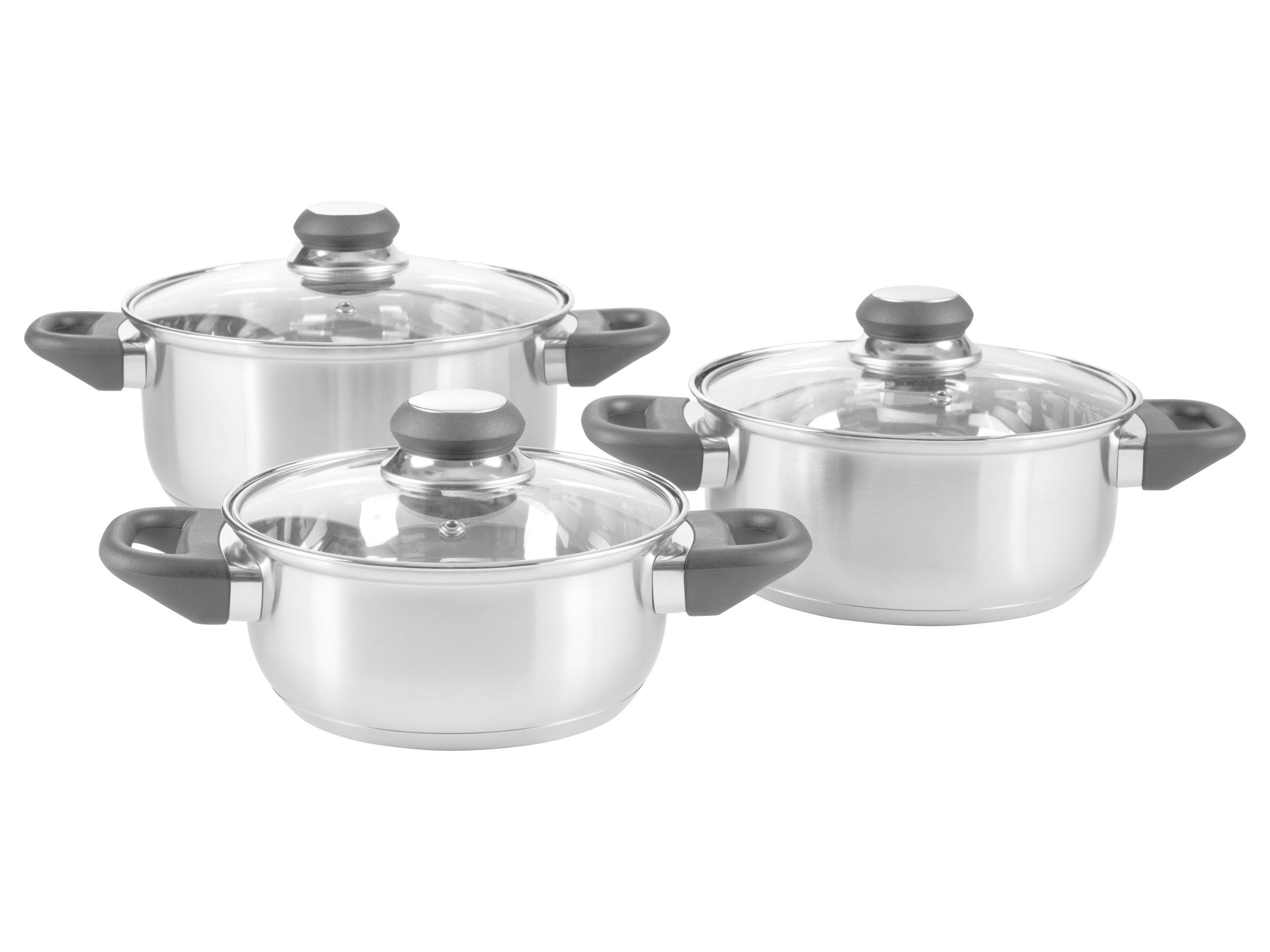 SILVERCREST Topf-Set 6-teilig Edelstahl