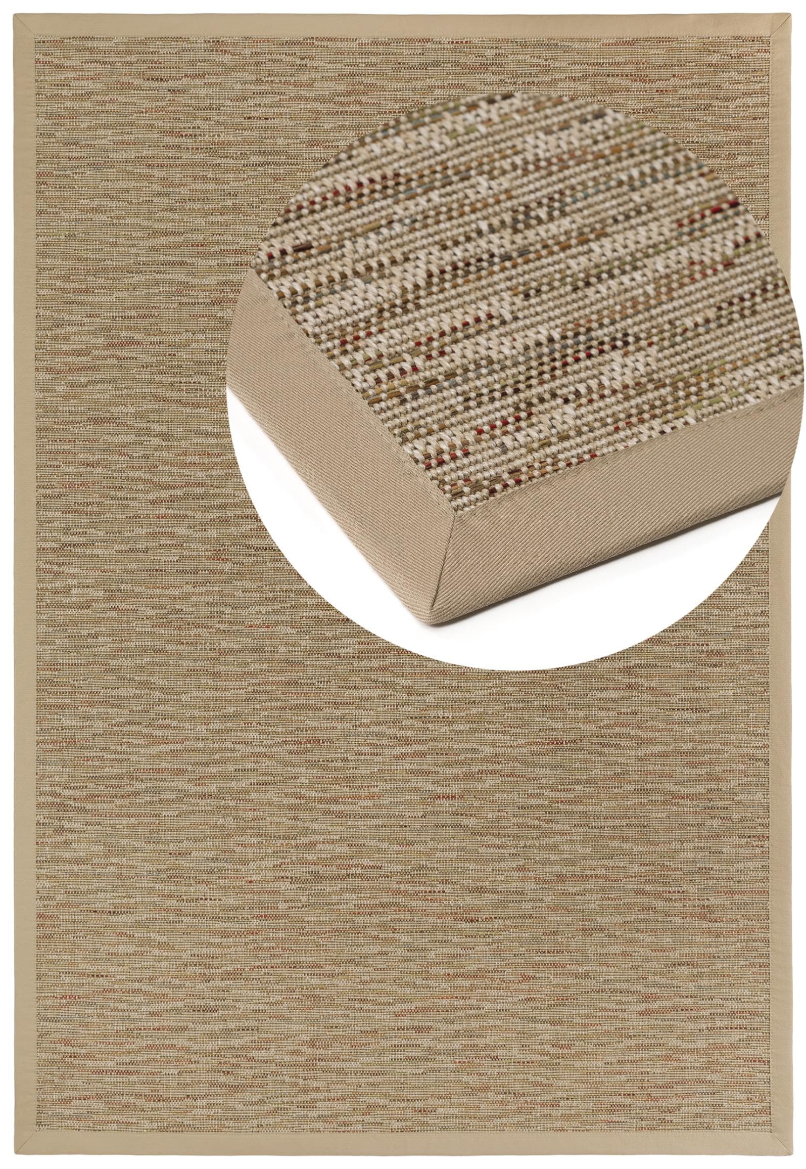 DEKOWE Basic S2 Multi Teppich Beige Sisaloptik 200x290cm