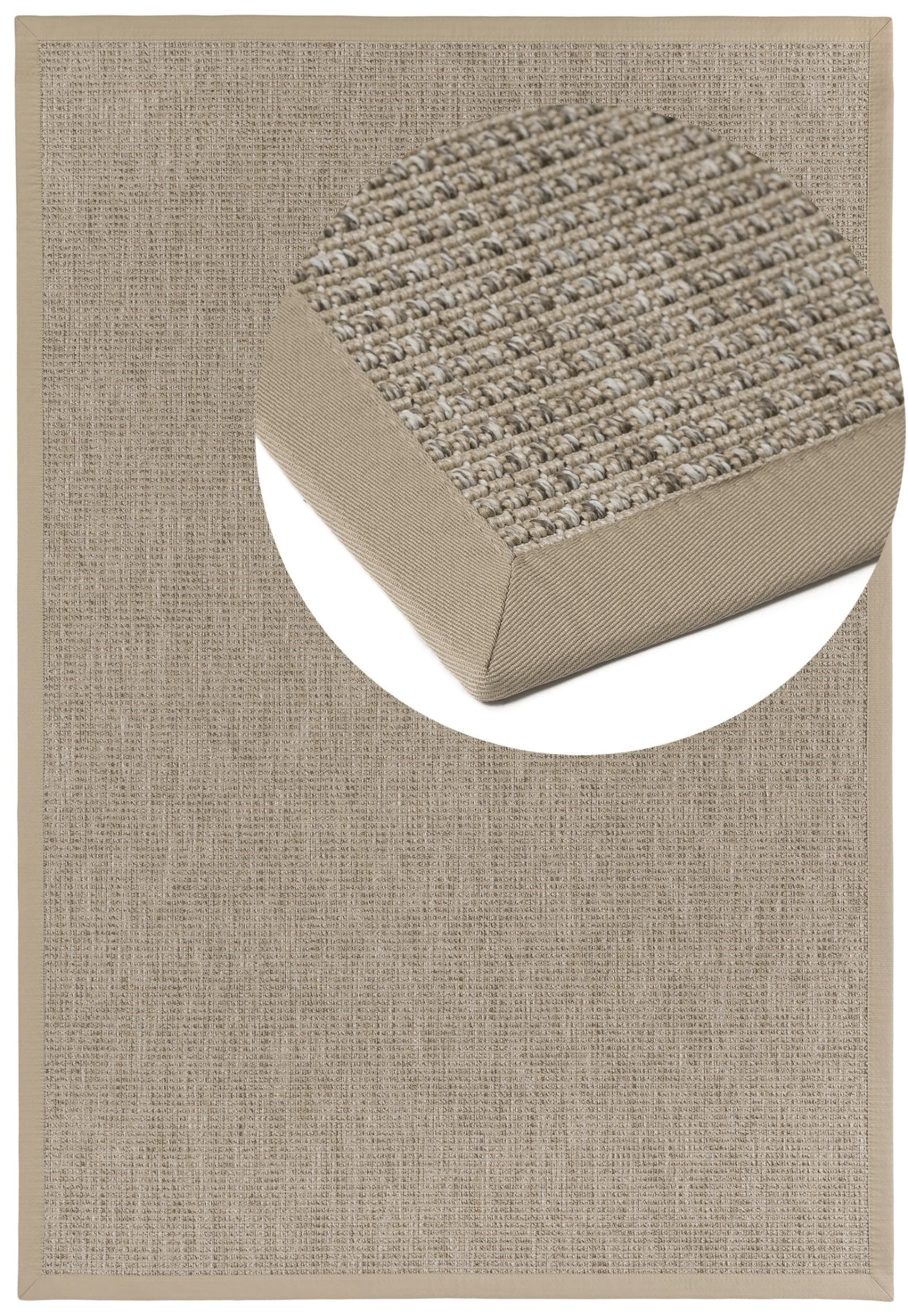 DEKOWE Basic S2 Rustic Teppich Beige Sisaloptik Indoor & Outdoor