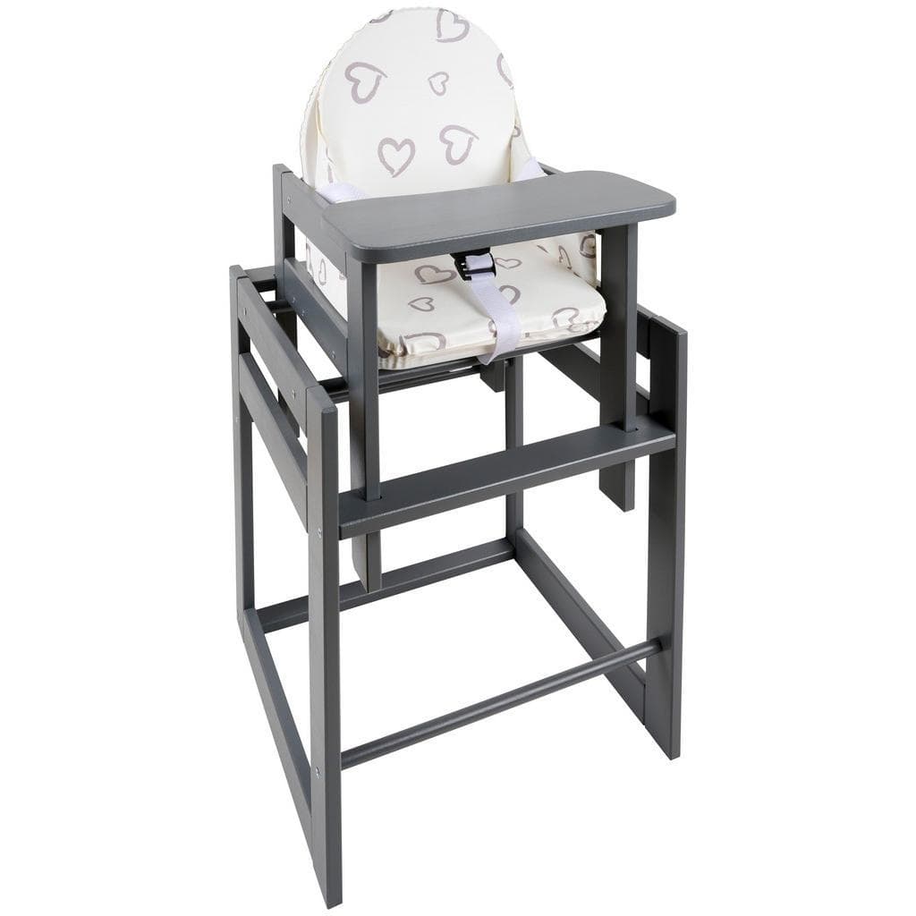 My Baby Lou Kombihochstuhl Grau Buche Holz