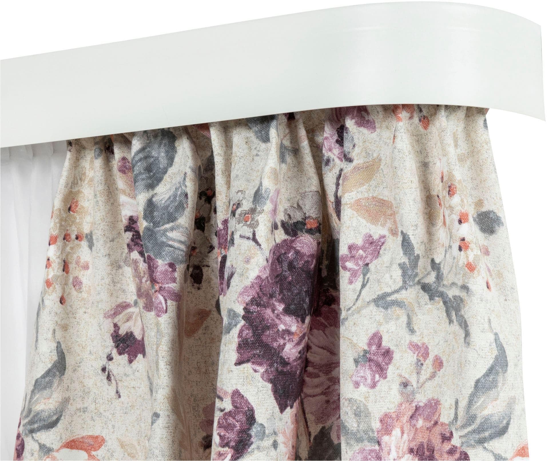 Vorhangschiene SN DECO GROUP SH3 3-läufig Schwarz/Weiß Kunststoff 480 cm