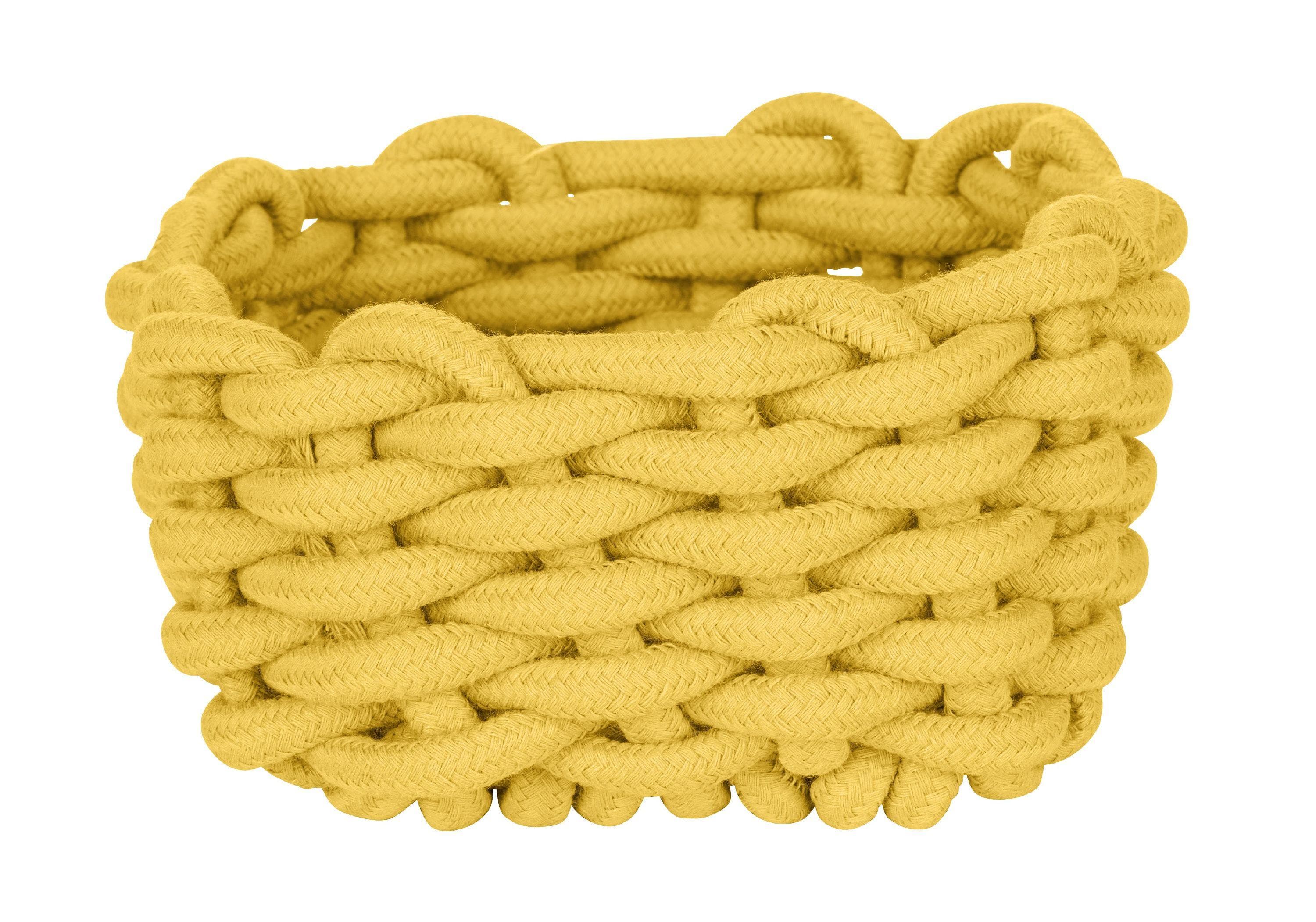 WENKO Korb MELARA S Senfgelb