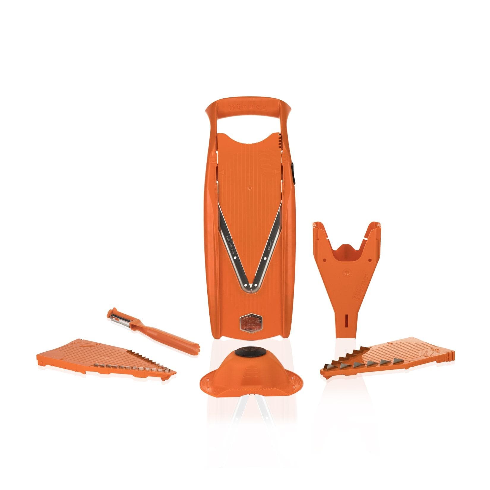 Börner V5 PowerLine Plus Gemüsehobel 10 Schnittarten Orange