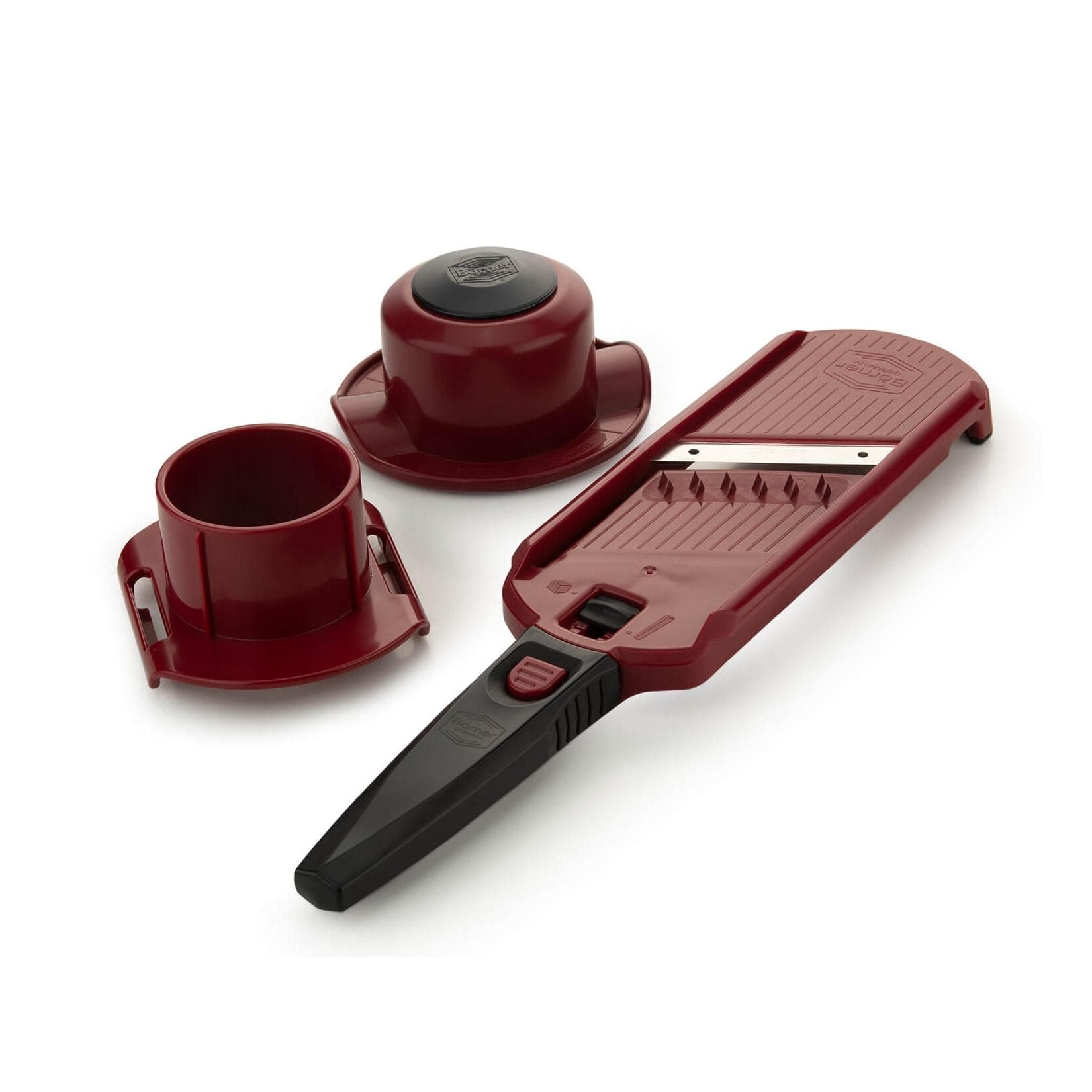 Börner Multi Dicer Mini Gemüsereibe 2in1 Multifunktions Hobel Julienne Würfel Grün/Grau