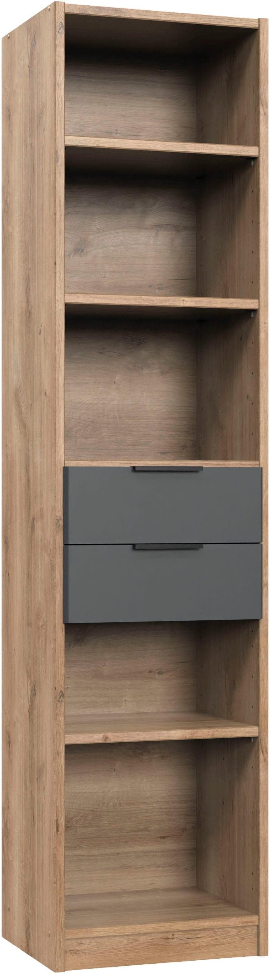 Standregal WIMEX Texel Plankeneiche Nachbildung Grafit