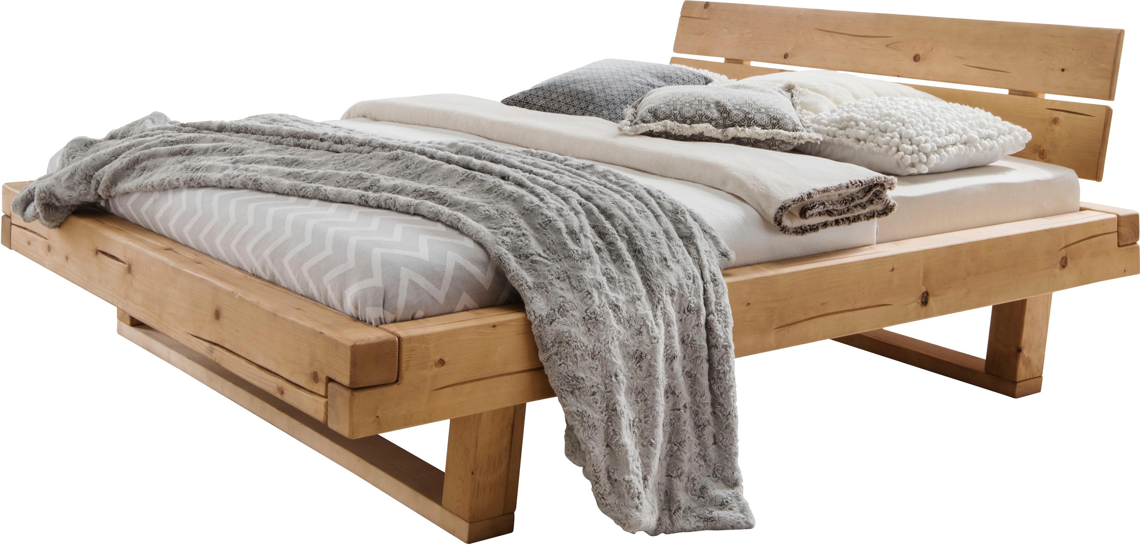 HOME AFFAIRE Ultima Massivholzbett Doppelbett Fichte Geölt