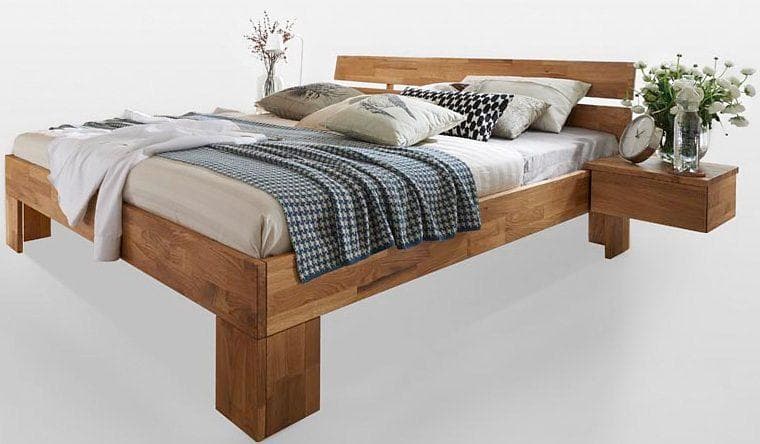 Home affaire Nachtkonsole Tommy FSC-zertifiziertes Massivholz Wildeiche Beige