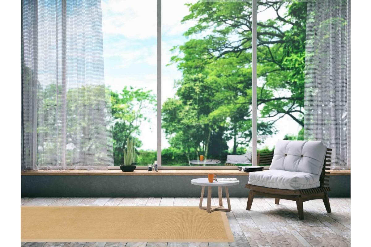 Sisalteppich CARPETFINE Sisal mit farbiger Bordüre