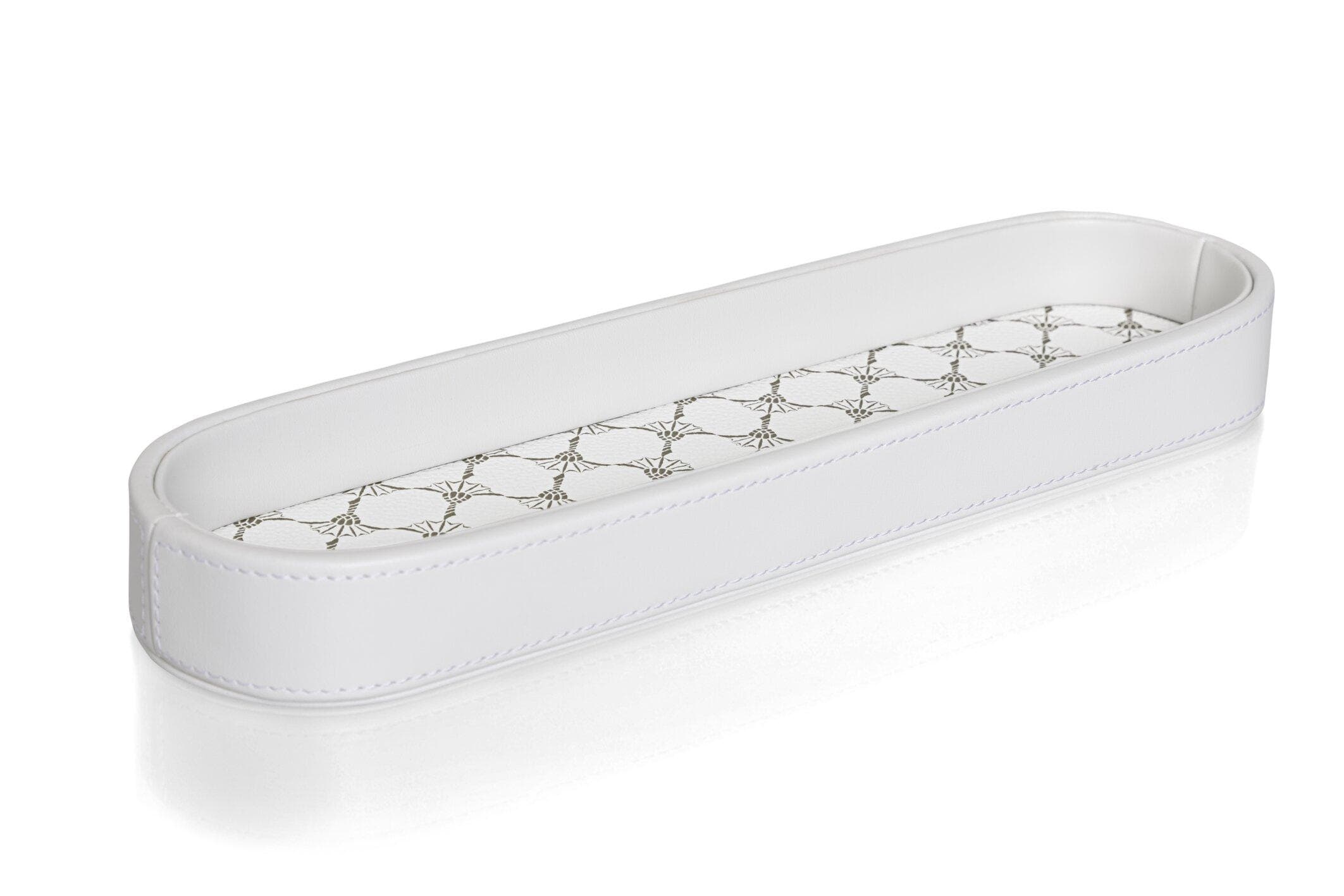 Stiftebox JOOP! CORNFLOWER Kunstleder Weiß/Grau