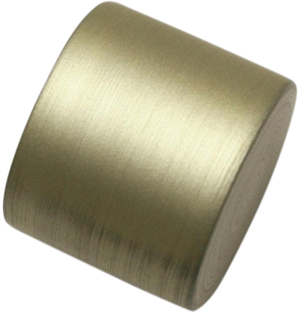 GARDINIA Gardinenstangen-Endstück Champagner Metall 2-St