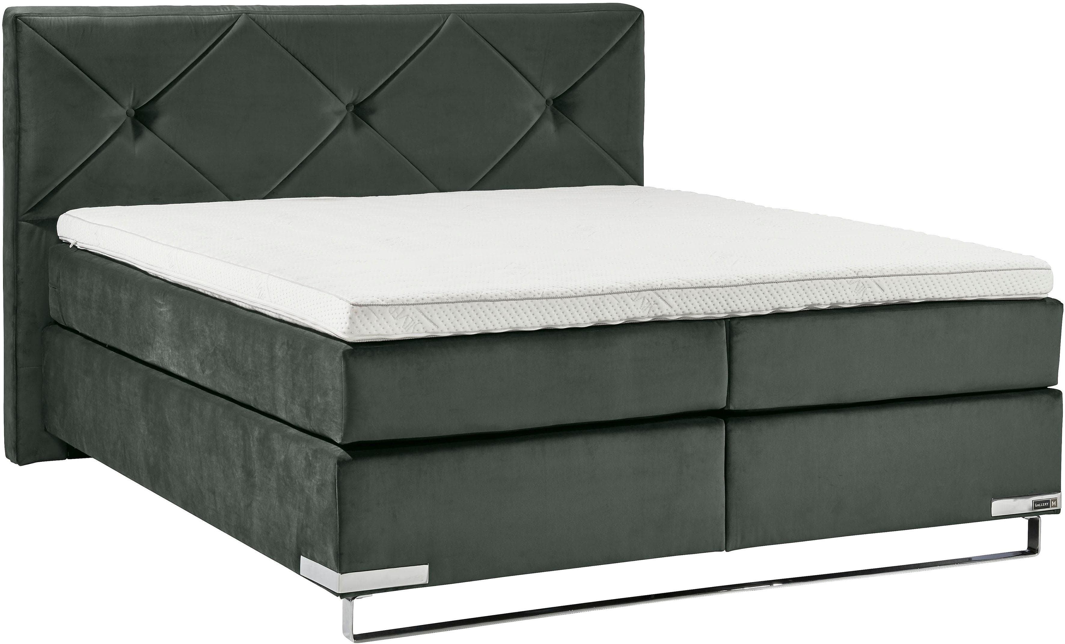 Boxspringbett Dubai Anthrazit GALLERY M