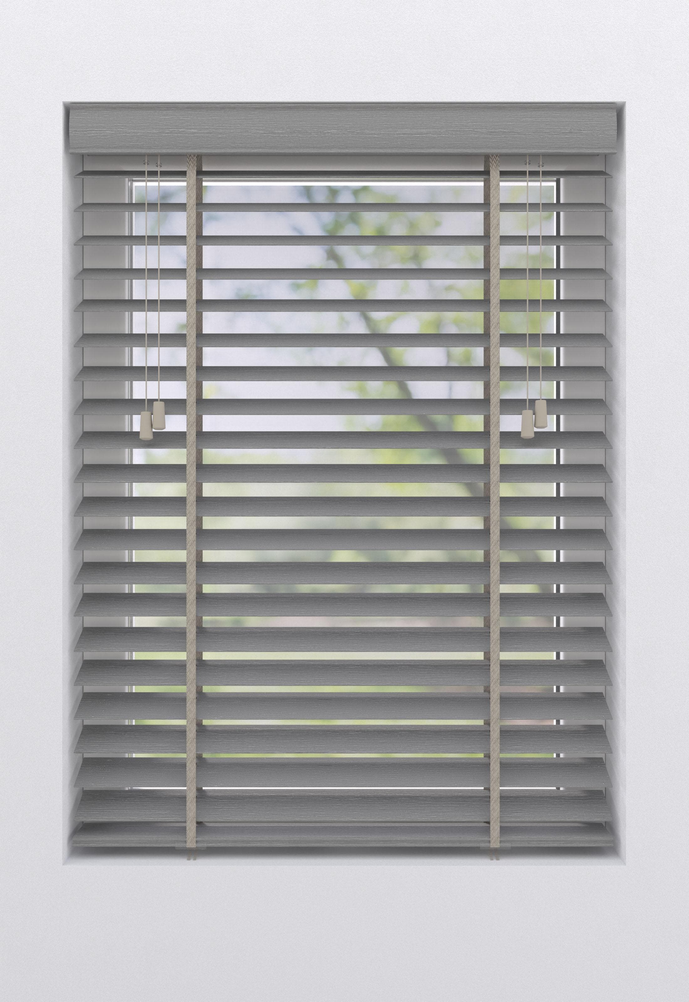 My Home Alexia Bambus Jalousie Freihängend mit Schnurzug