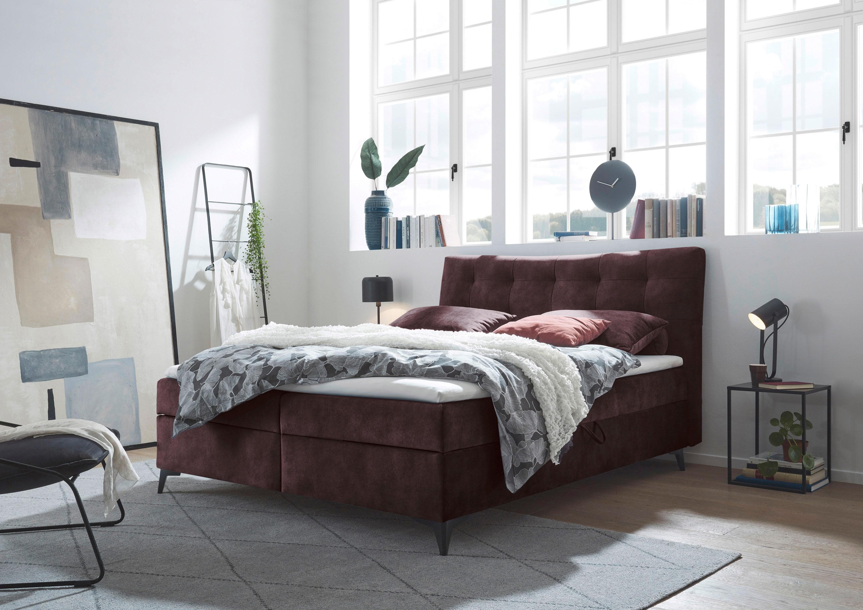 ED EXCITING DESIGN Boxbett Melrose Violett inkl. Topper