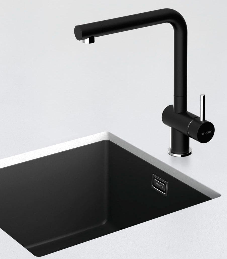 Küchenarmatur SCHOCK Epos Schwarz Messing