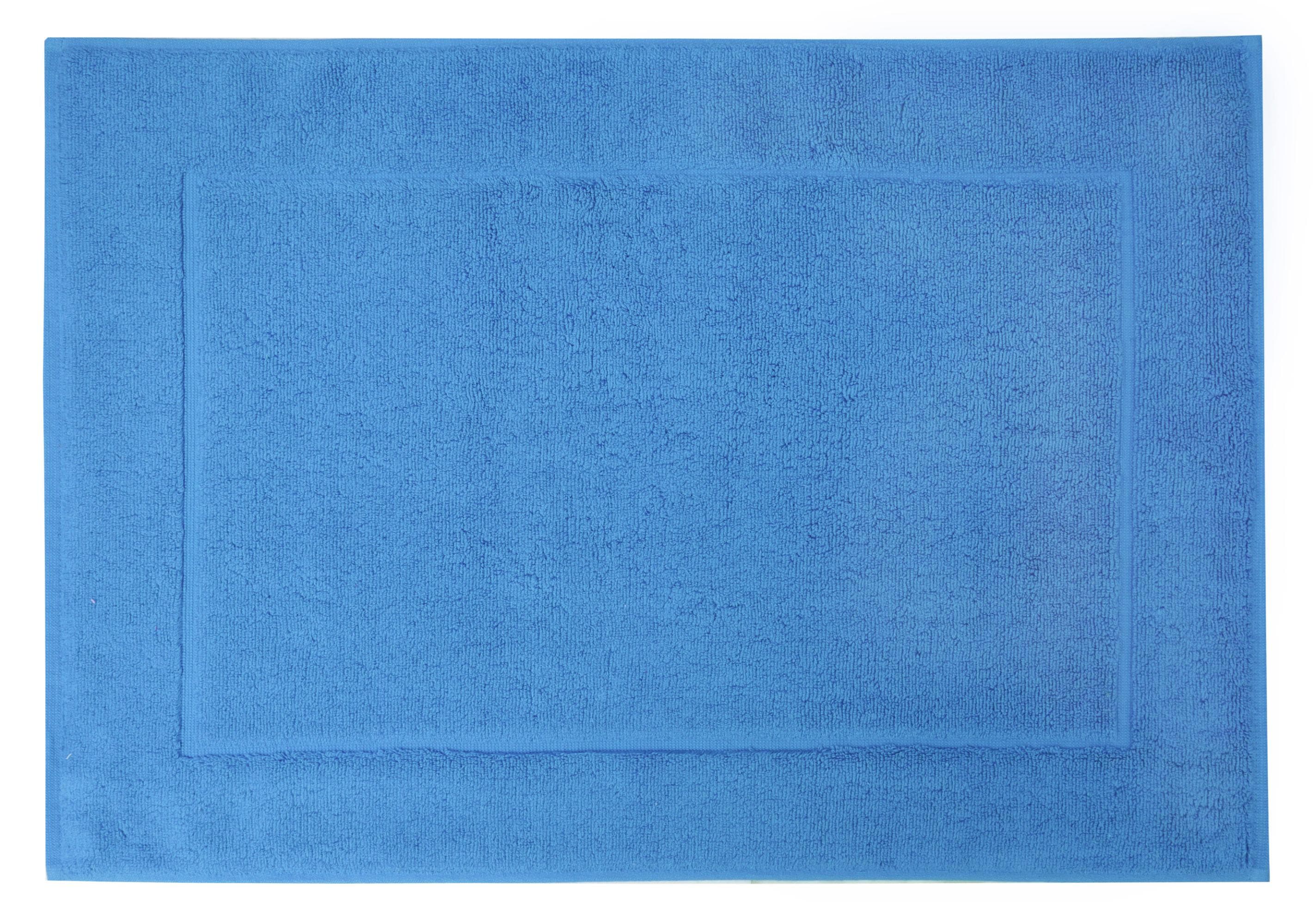 FRAMSOHN Frottier Badematte Essential Azur 100% Baumwolle