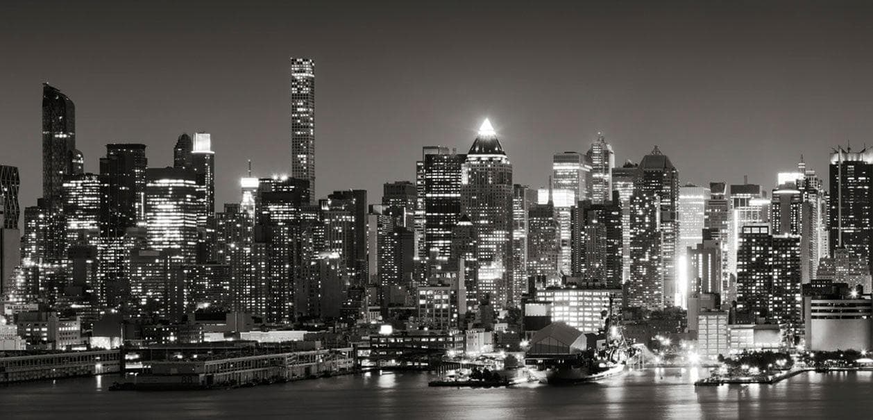 Küchenrückwand New York Grau Holzwerkstoff Spritzschutz