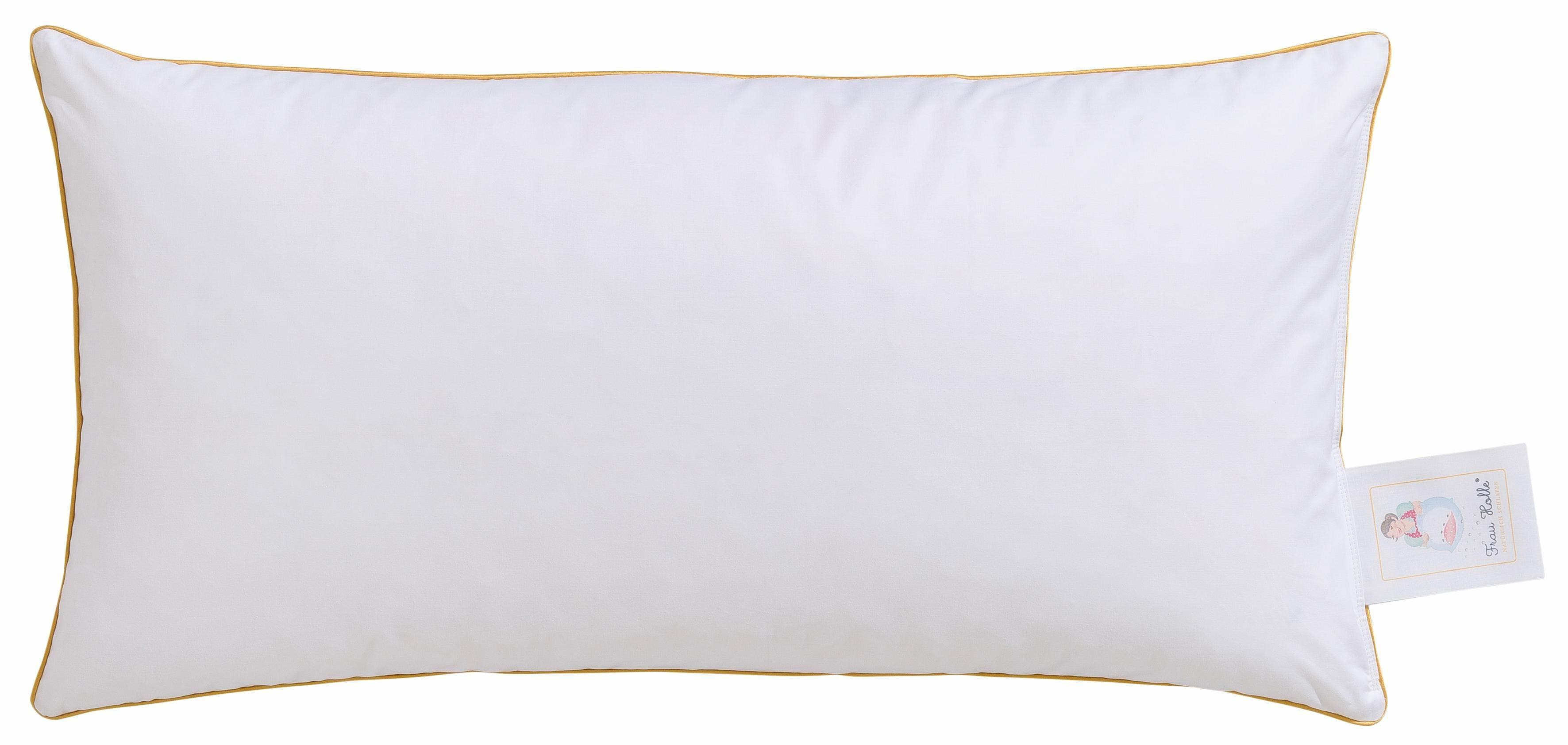 3-Kammer-Kopfkissen mit Gänsedaunenfüllung - kuschelig weich