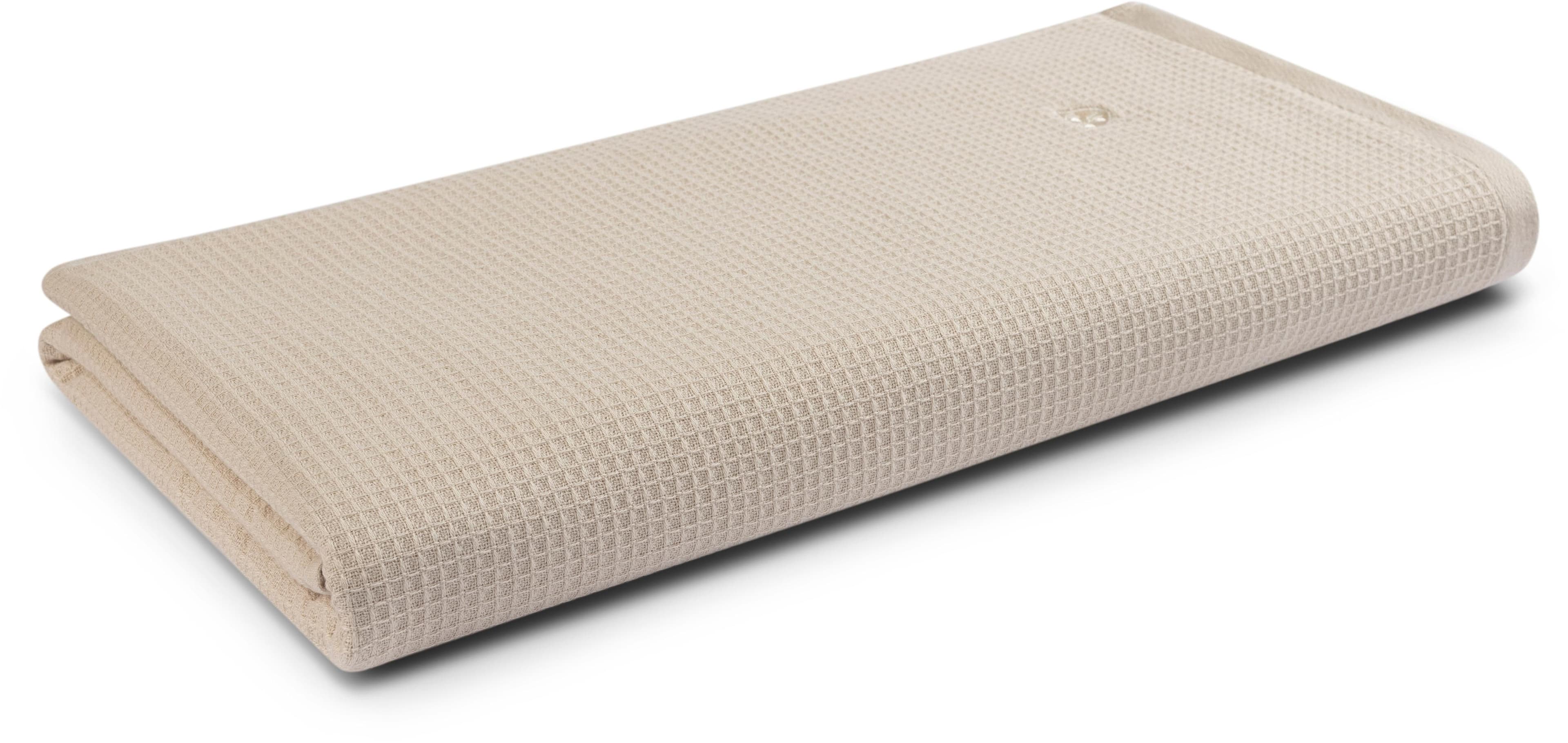 ROSS Saunatuch Waffelpique Beige 100% Baumwolle 80x200cm