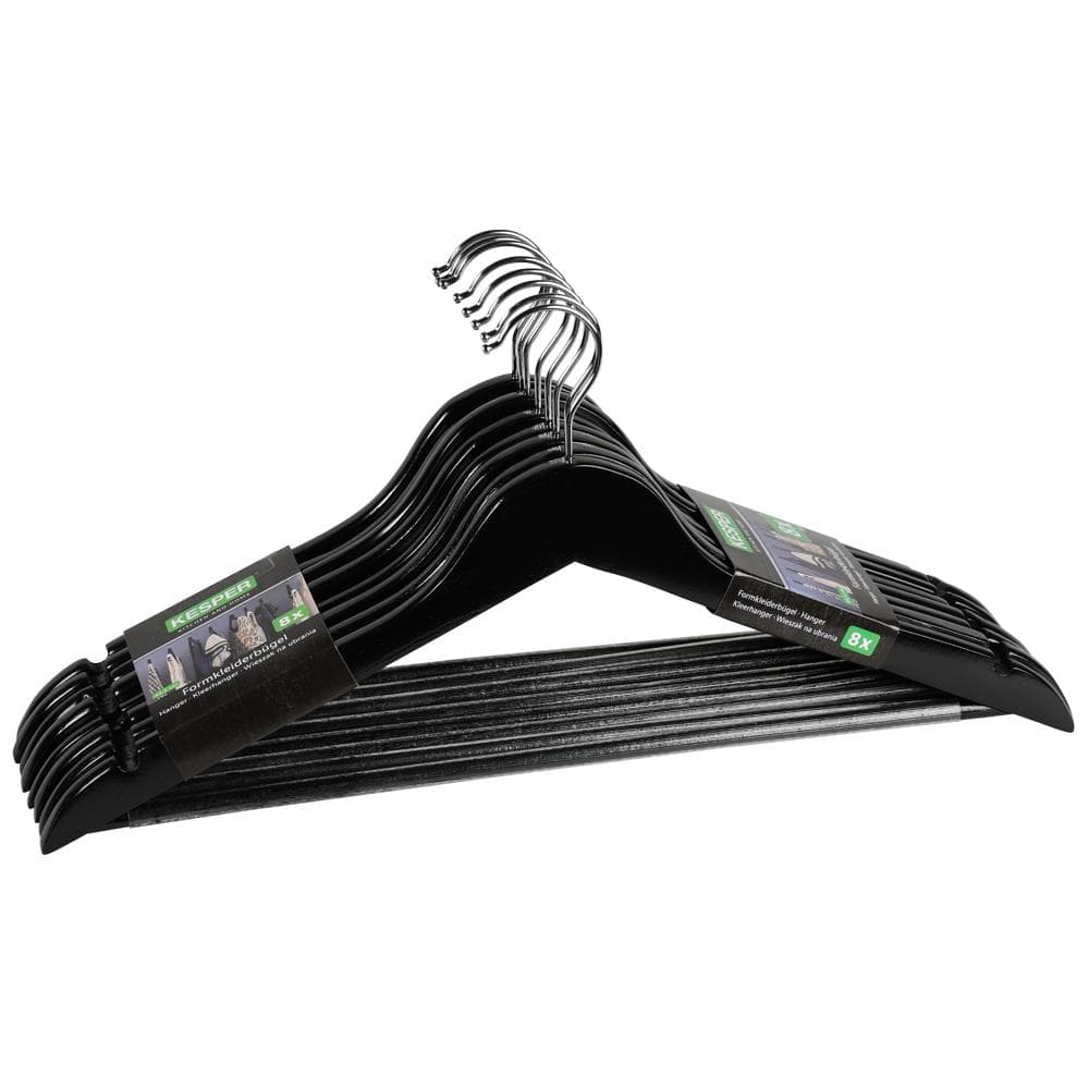 KESPER® Kleiderbügel Formkleiderbügel 8er Set FSC