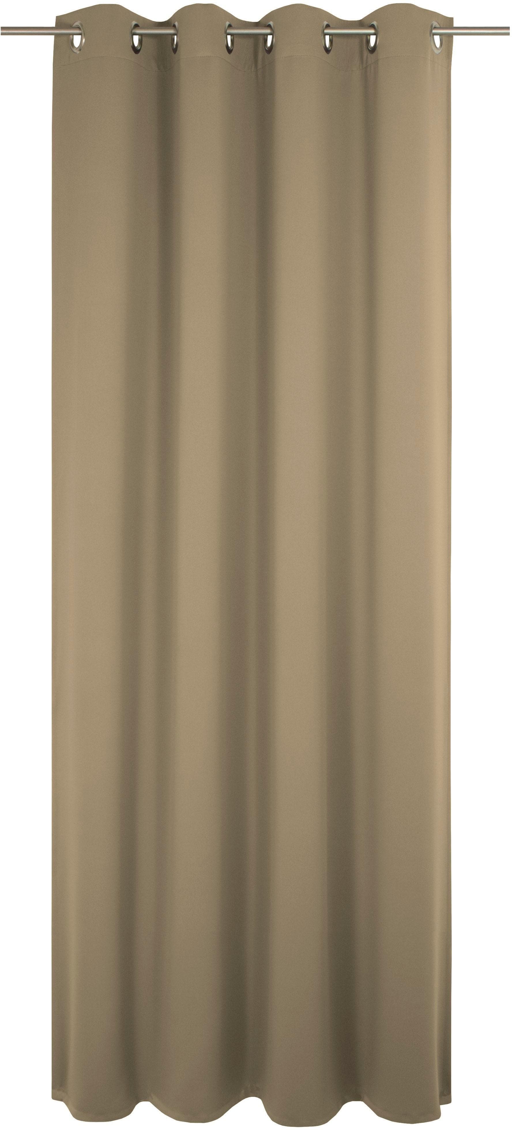 WIRTH Vorhang Dim Out Taupe Verdunkelnd 142x355cm Polyester