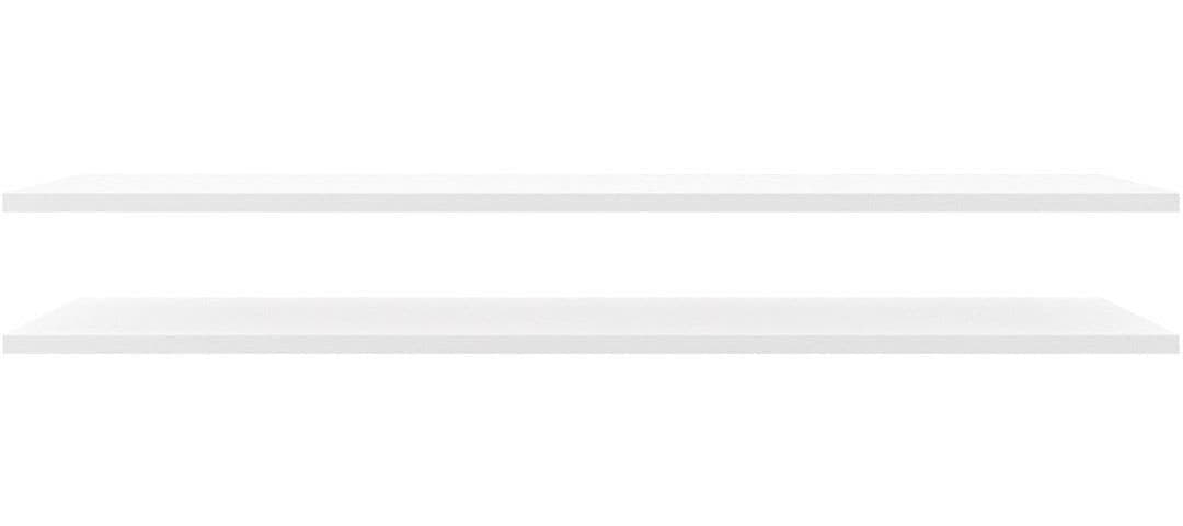 INOSIGN Einlegeboden 2er Set Weiß Holzwerkstoff