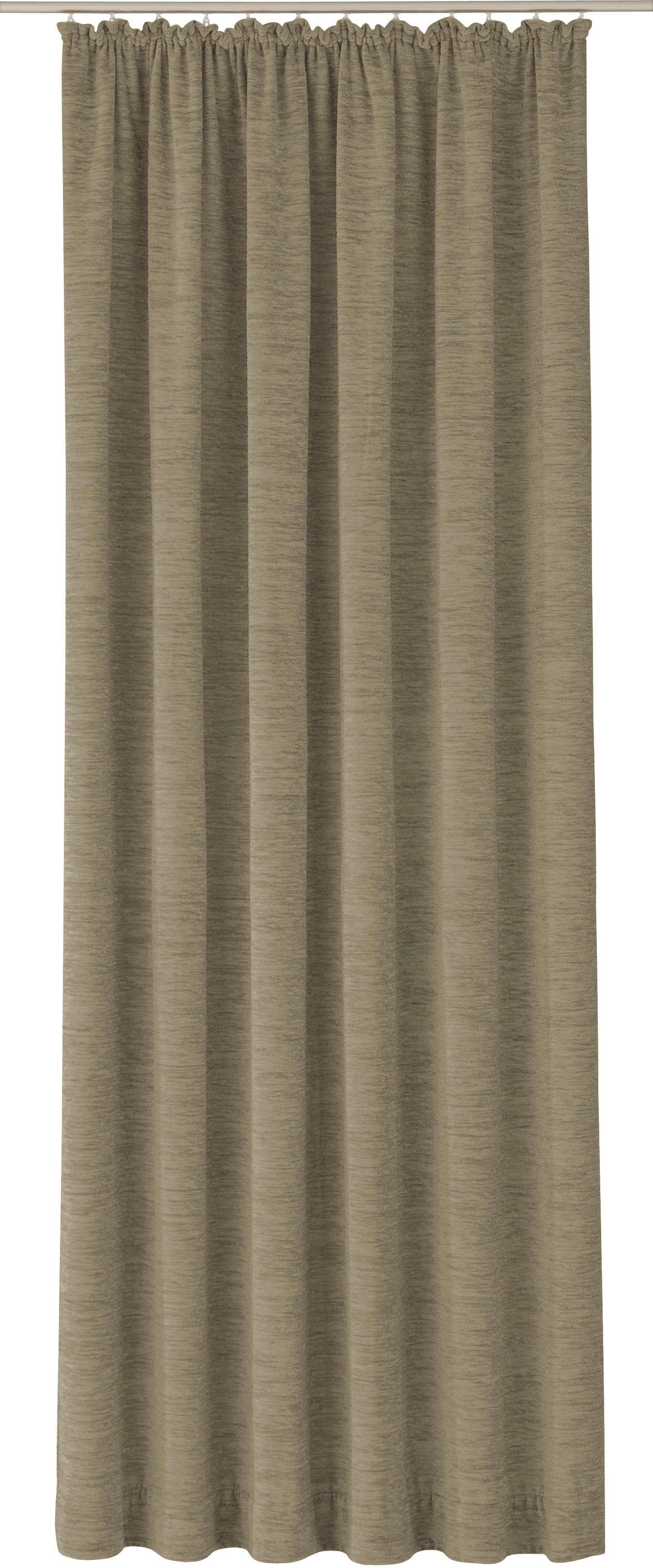 WIRTH Thermo-Vorhang Trondheim B Grau Polyacryl 132x265cm