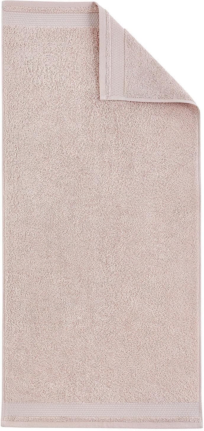 DYCKHOFF Duschtuch Gloss Rosa Frottier mit Glanzgarn Bordüre
