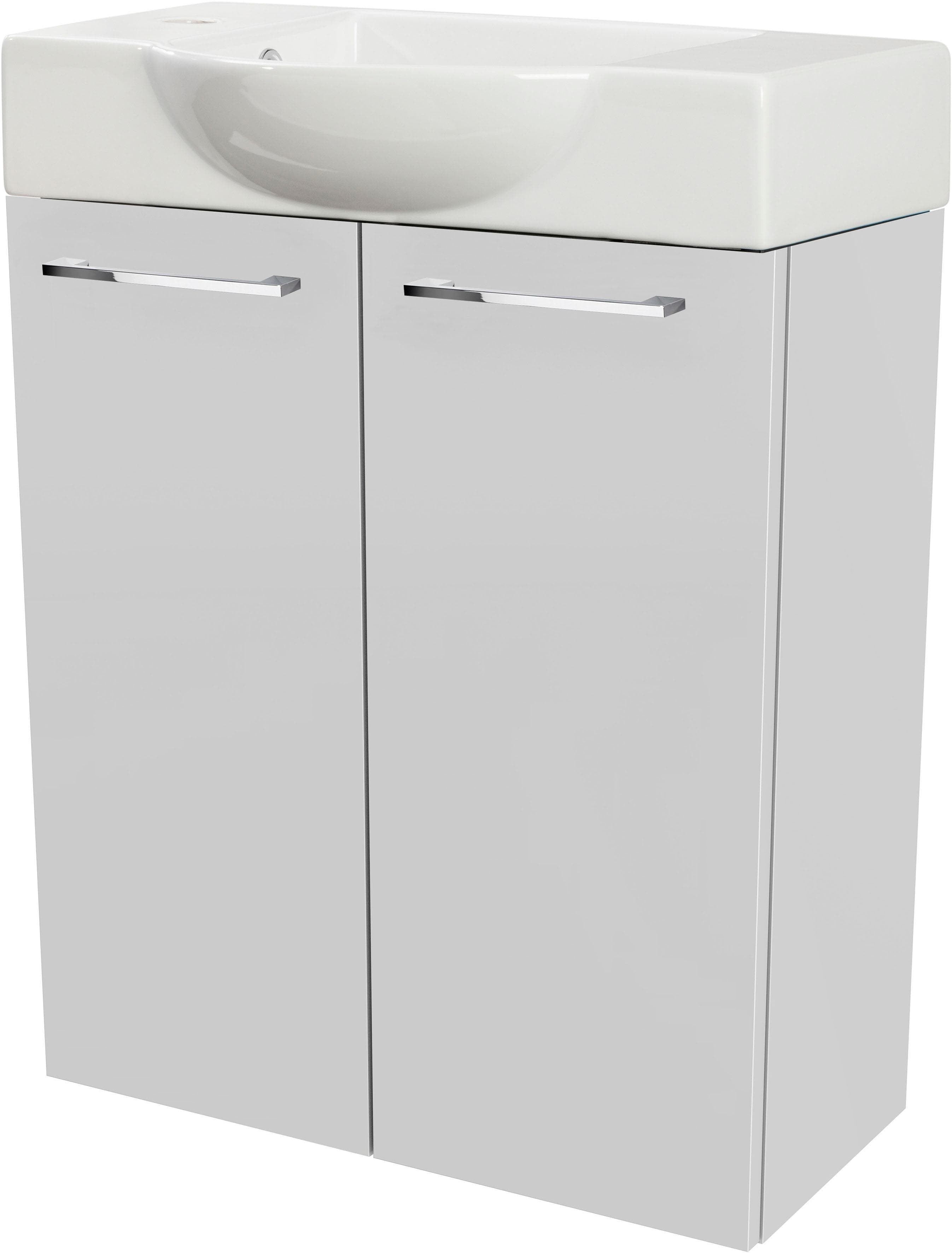 Waschtisch FACKELMANN SBC Weiß Holzwerkstoff & Keramik