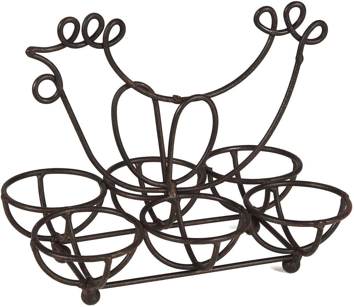 AMBIENTE HAUS Eihalterung Eisen Antikbraun