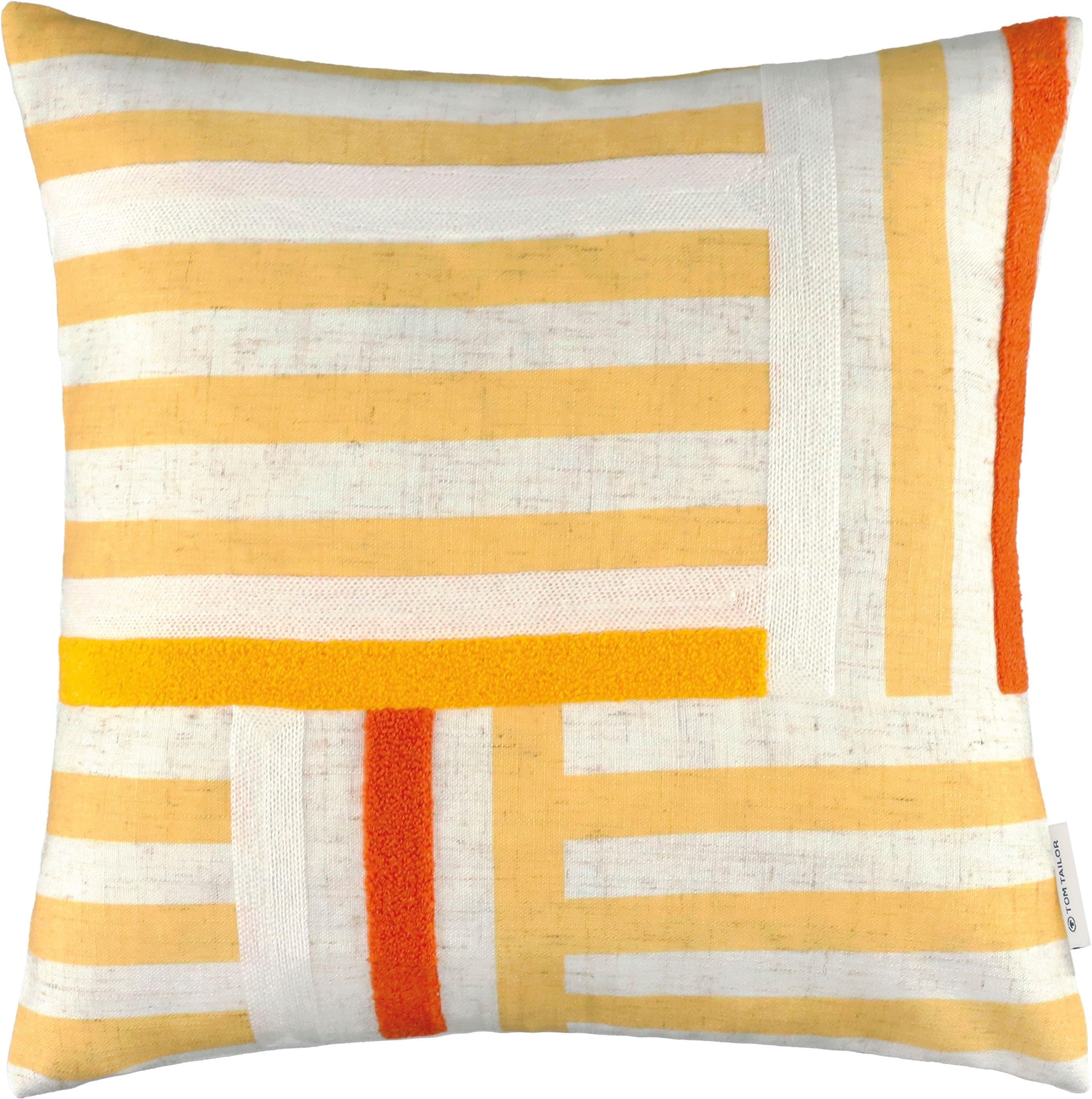 Tom Tailor Kissenhülle Summer Gelb 45x45 cm