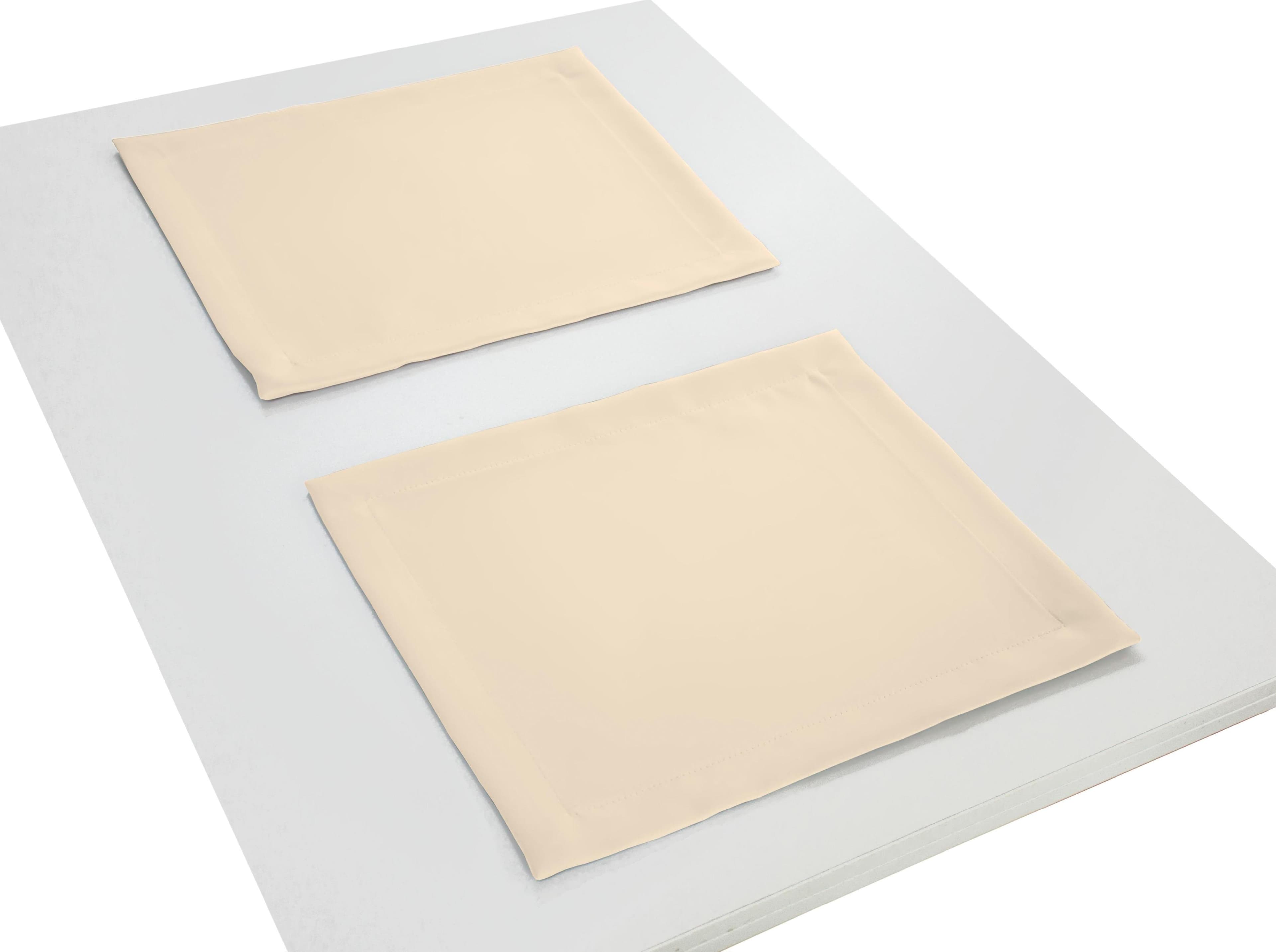 WIRTH Platzset NEWBURY Beige 4er Pack Tischsets