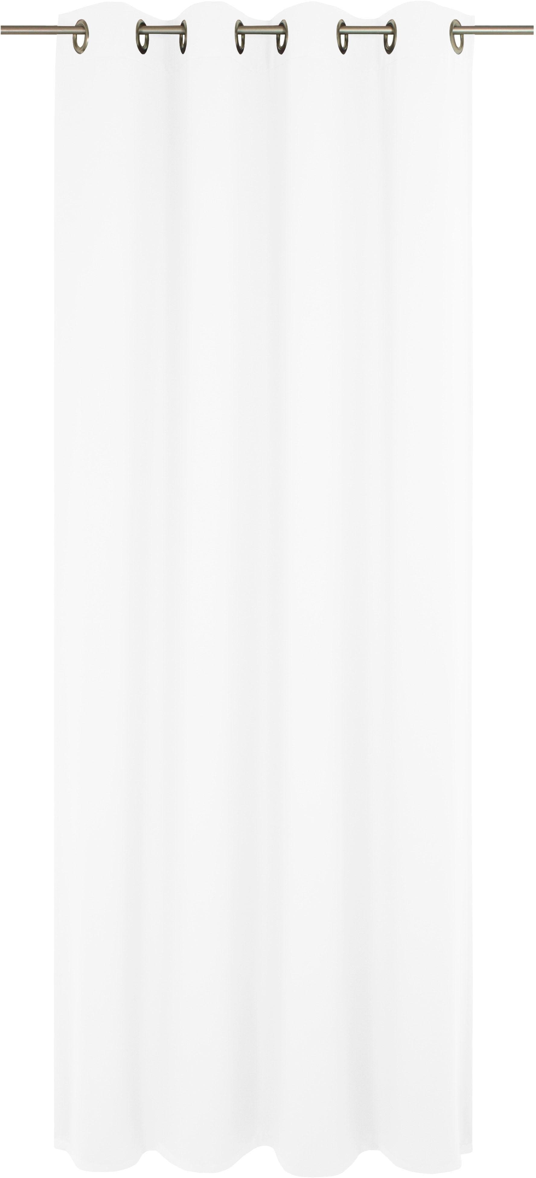 Vorhang WIRTH "Newbury" Weiß Baumwolle Polyester
