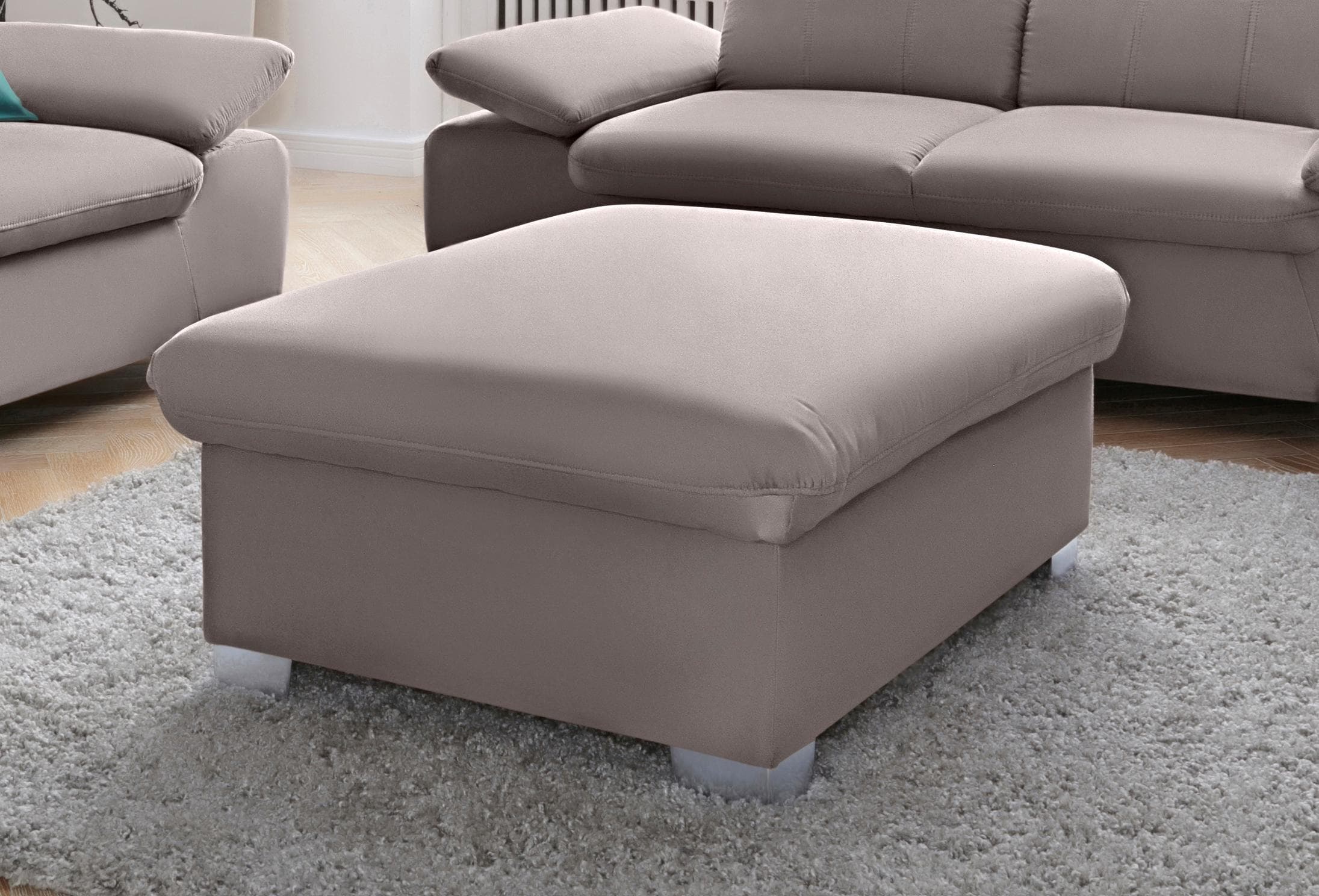 DOMO COLLECTION Milan Hocker mit Staufach - Braun