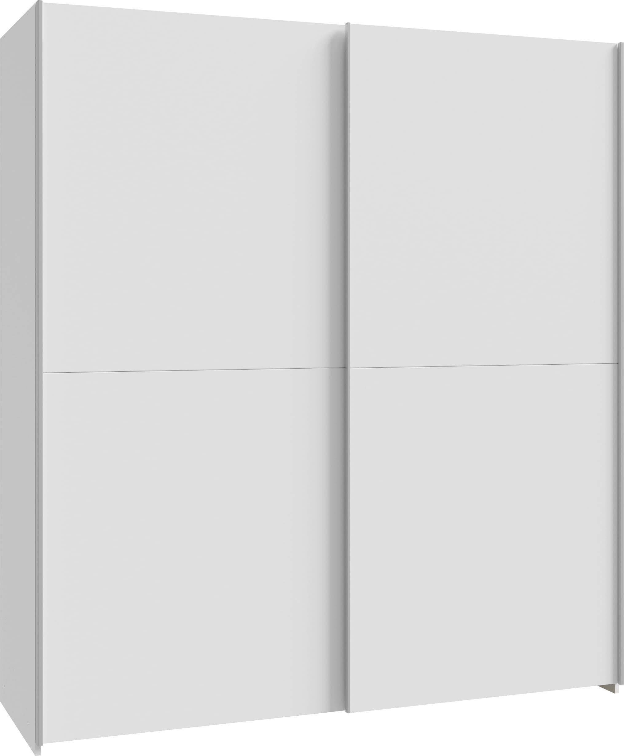 Schiebetürenschrank mit 2 Türen - Weiß & Mehrere Farben