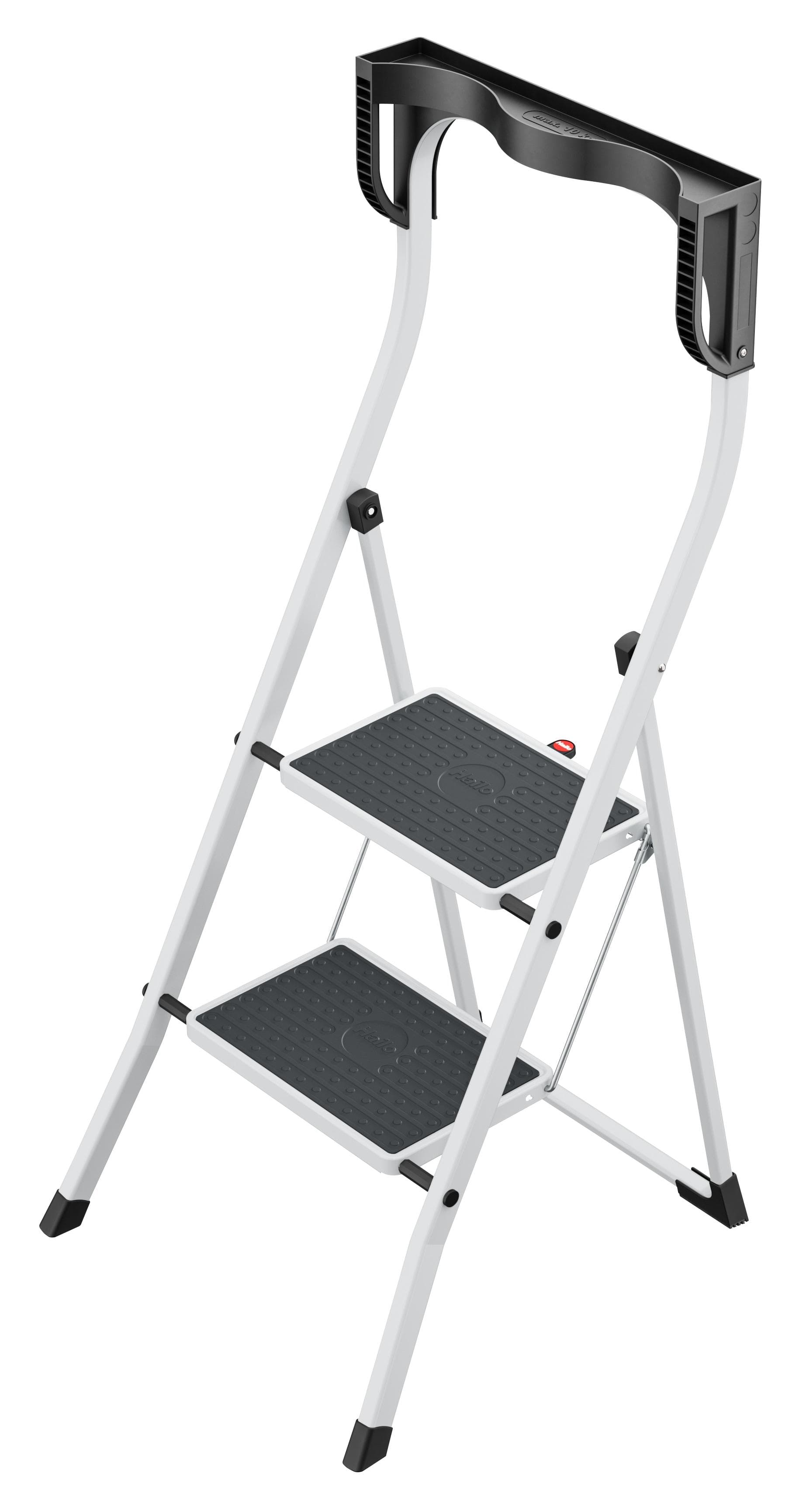 Hailo Klapptritt StandardLine Weiß 2 Stufen