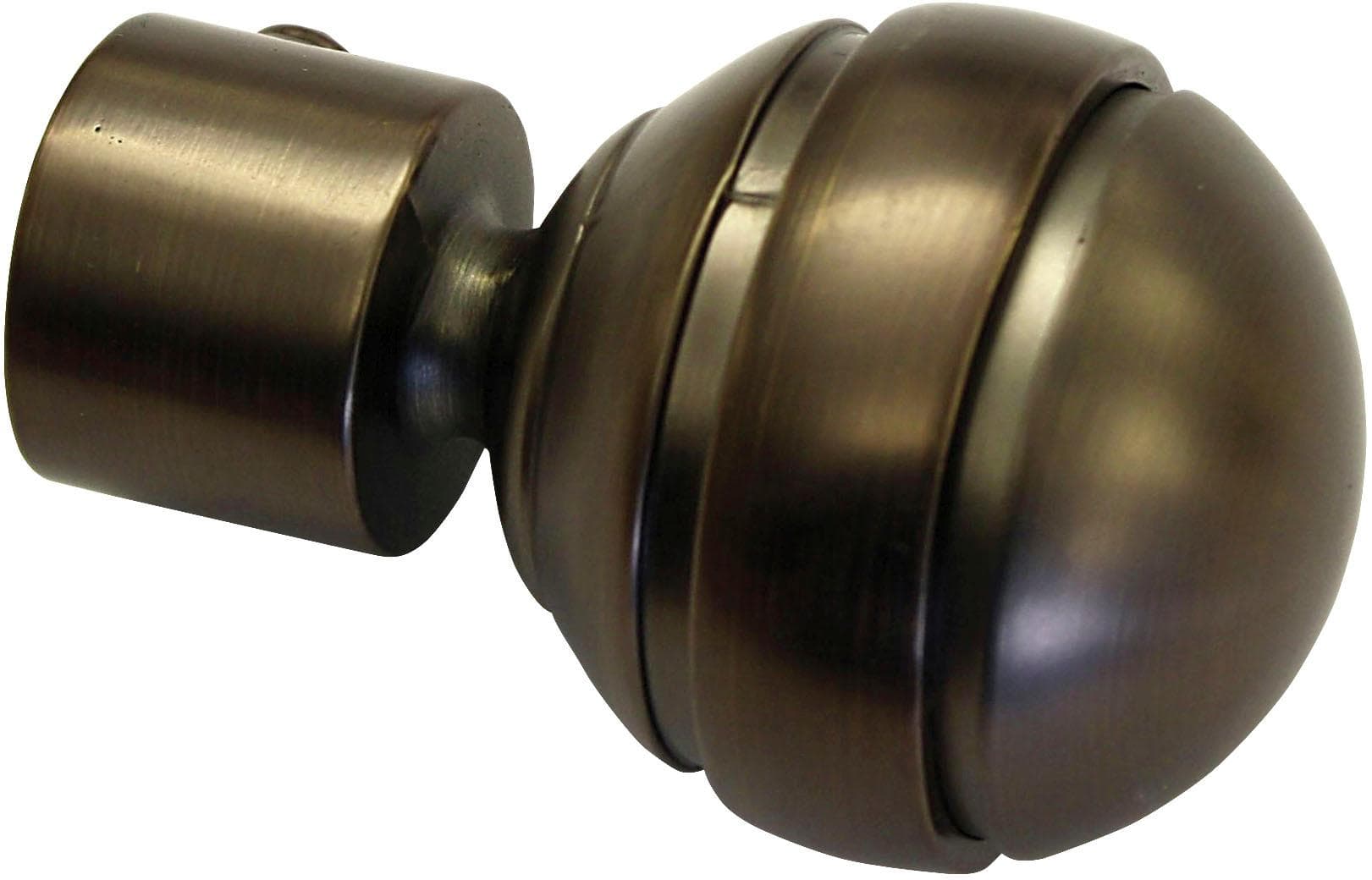 GARDINIA Gardinenstangen-Endstück Kugel Bronze für Ø 20 mm