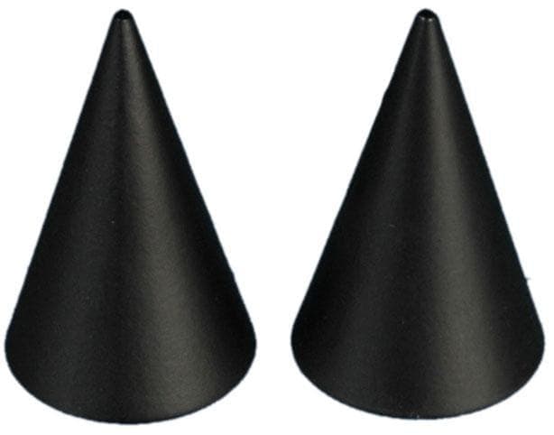 LIEDECO Gardinenstangen-Endstück Cone Schwarz Metall