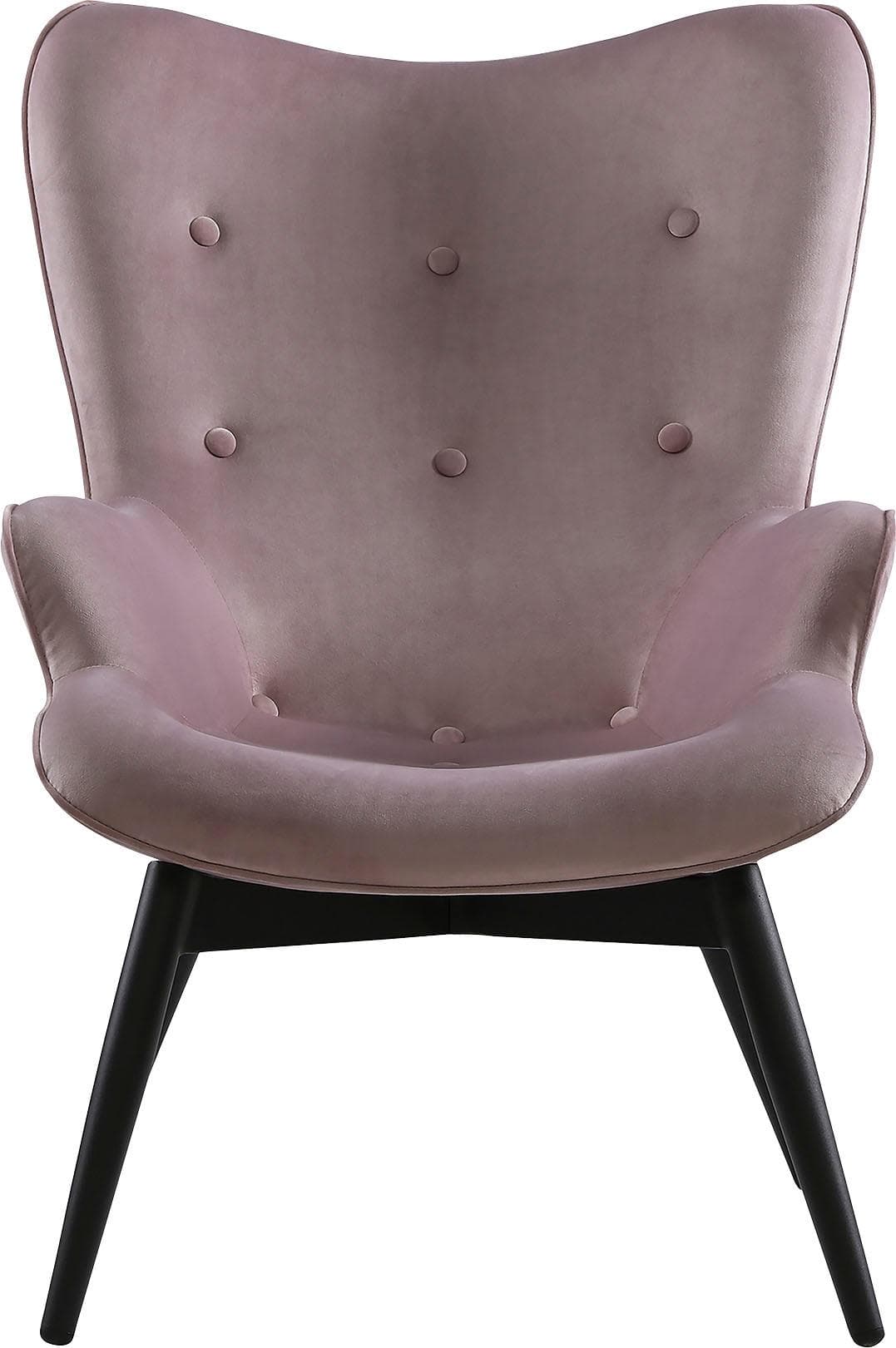 Salesfever Sessel Rosa Samtoptik Relaxsessel