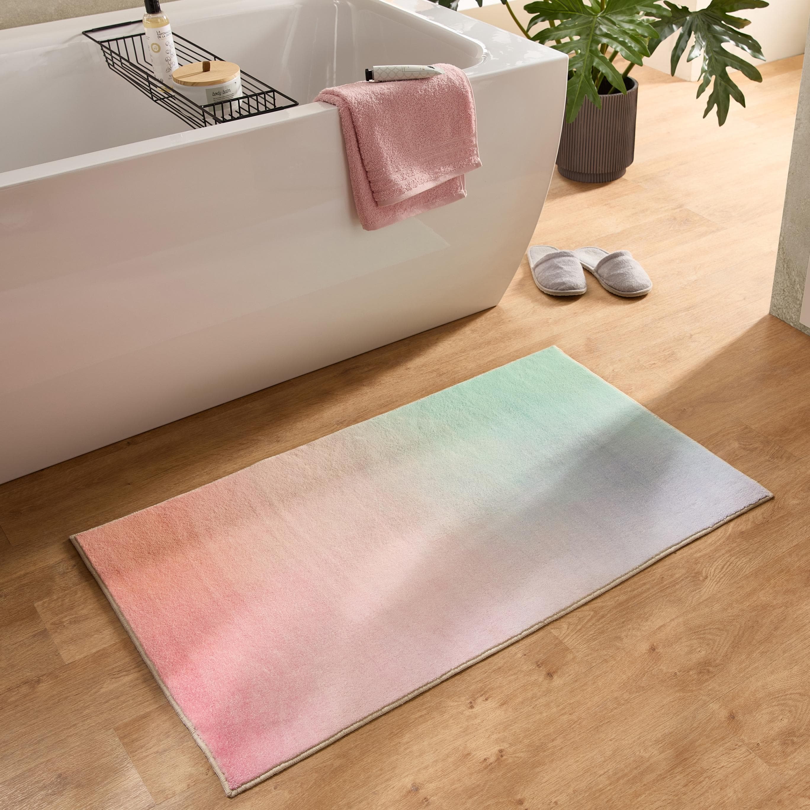 Gino Falcone Badematte Ariella Bunt Moderner Farbverlauf Polyester