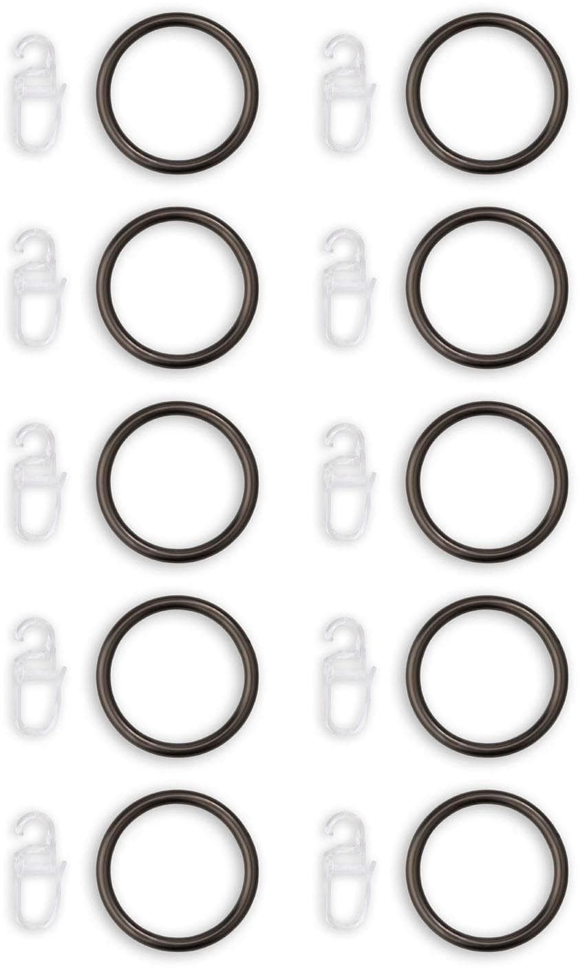 Gardinenring GOOD LIFE ArtusNaos 10er Set Grau Titansilber