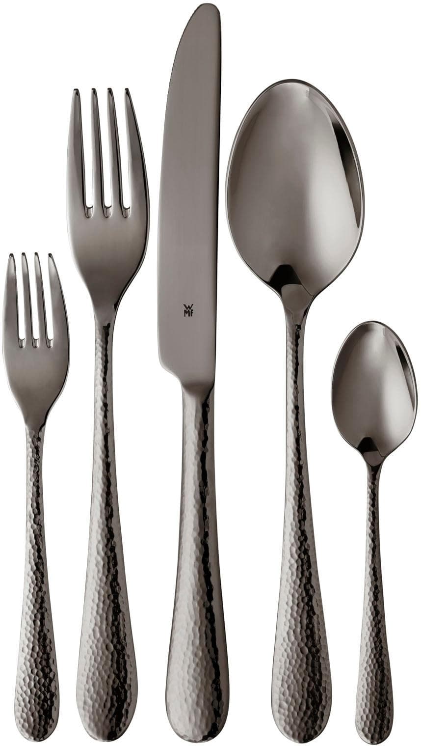WMF Sitello Besteck-Set 30-tlg. Schwarz Cromargan Edelstahl
