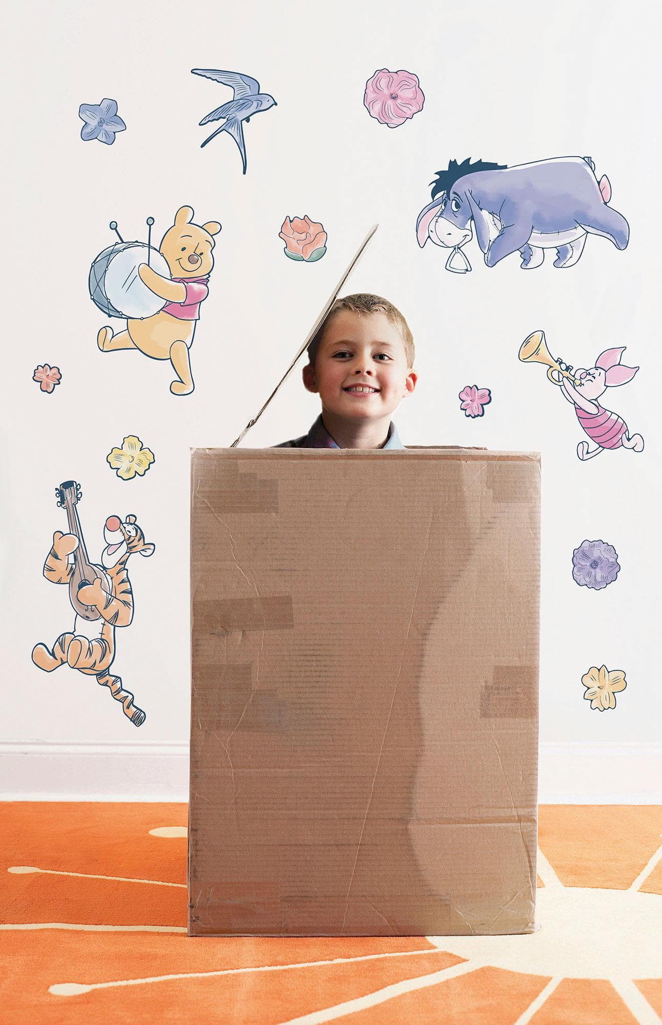 Komar Wandtattoo Winnie the Pooh Kinderzimmer - Selbstklebend & Abziehbar