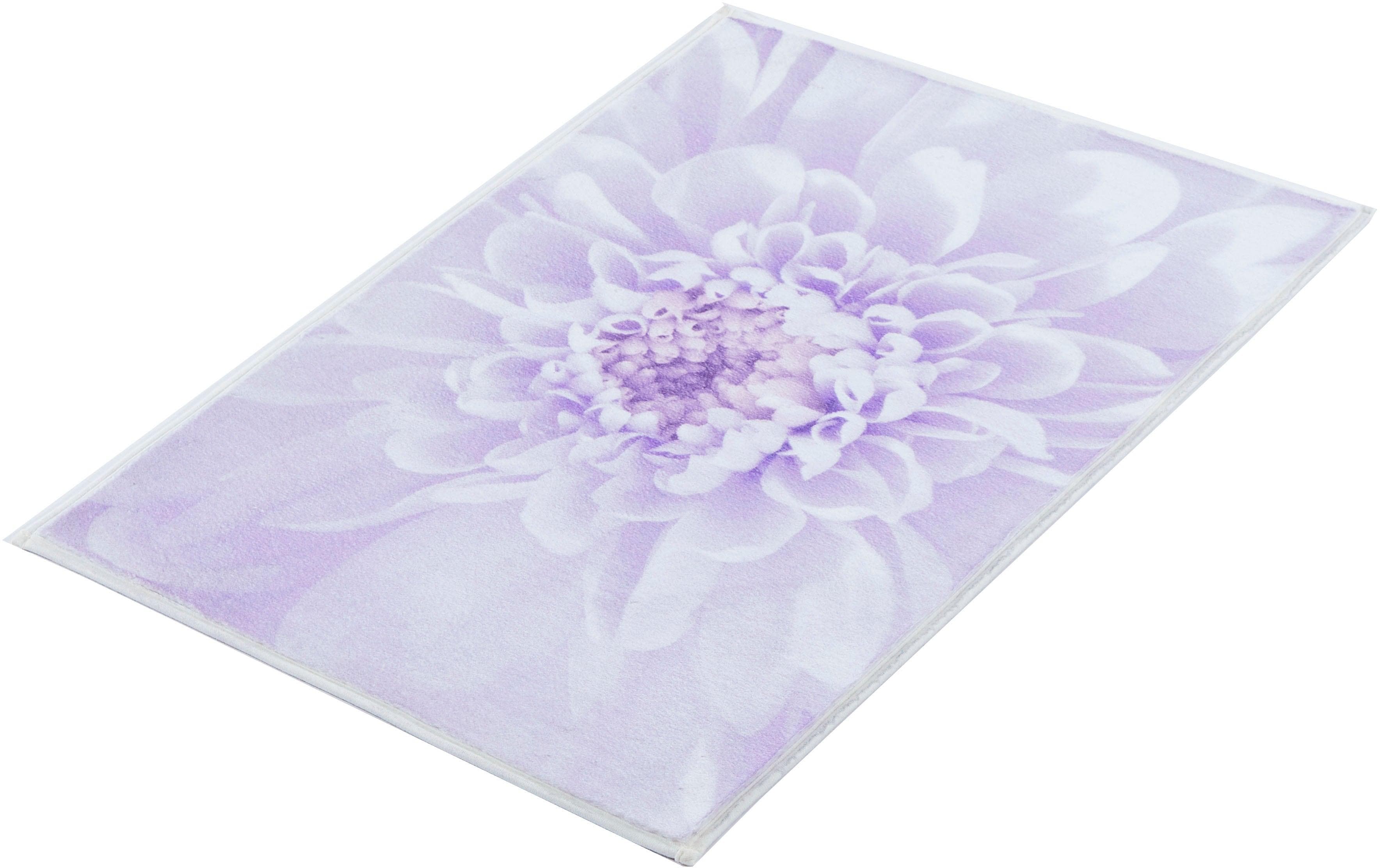 Kleine Wolke Badematte Dahlia Lavendel Polyester Rutschhemmend